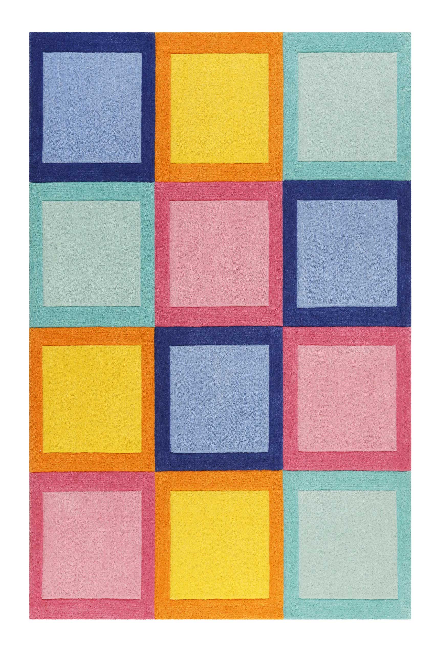 Kinderteppich Bunt » Domino Day « Smart Kids - Ansicht 1