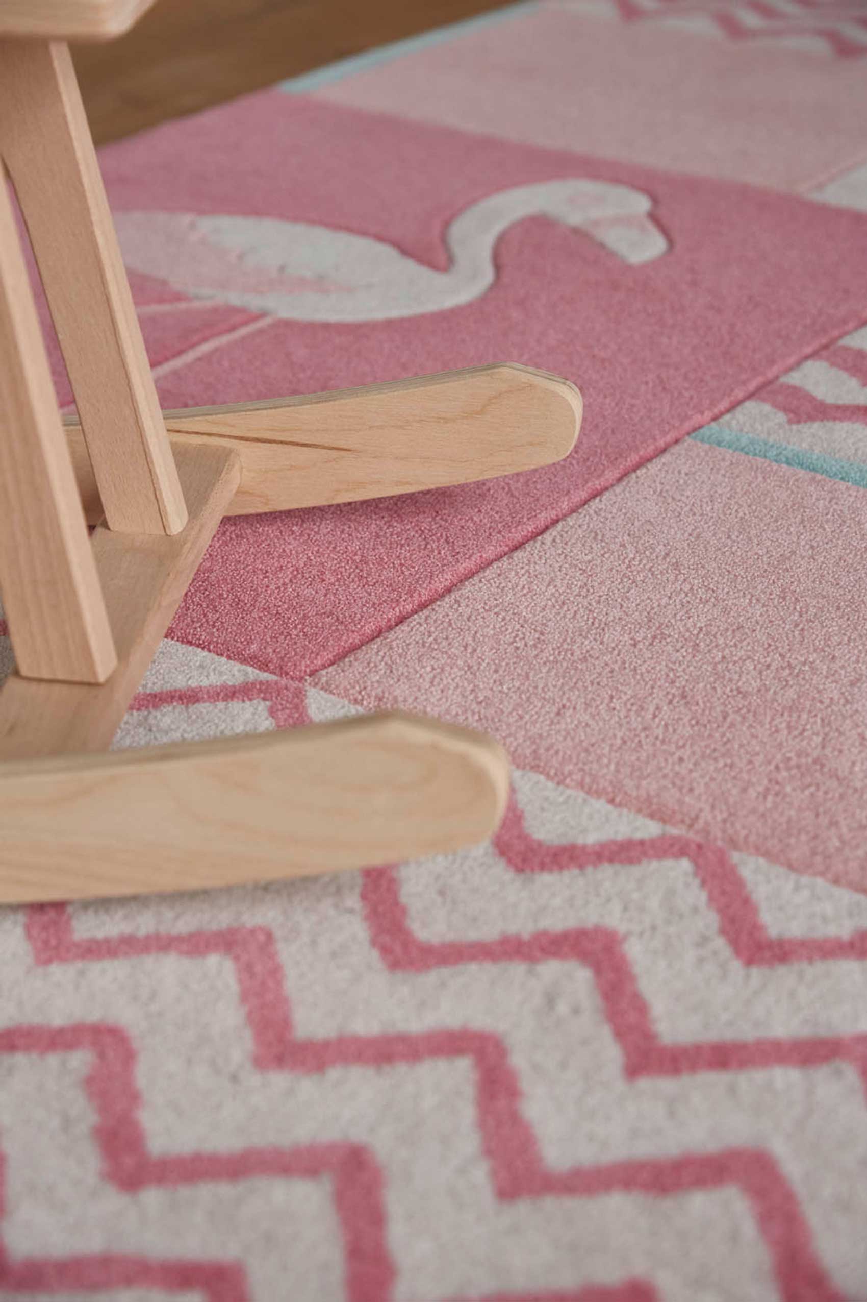 Kinderteppich Rosa 