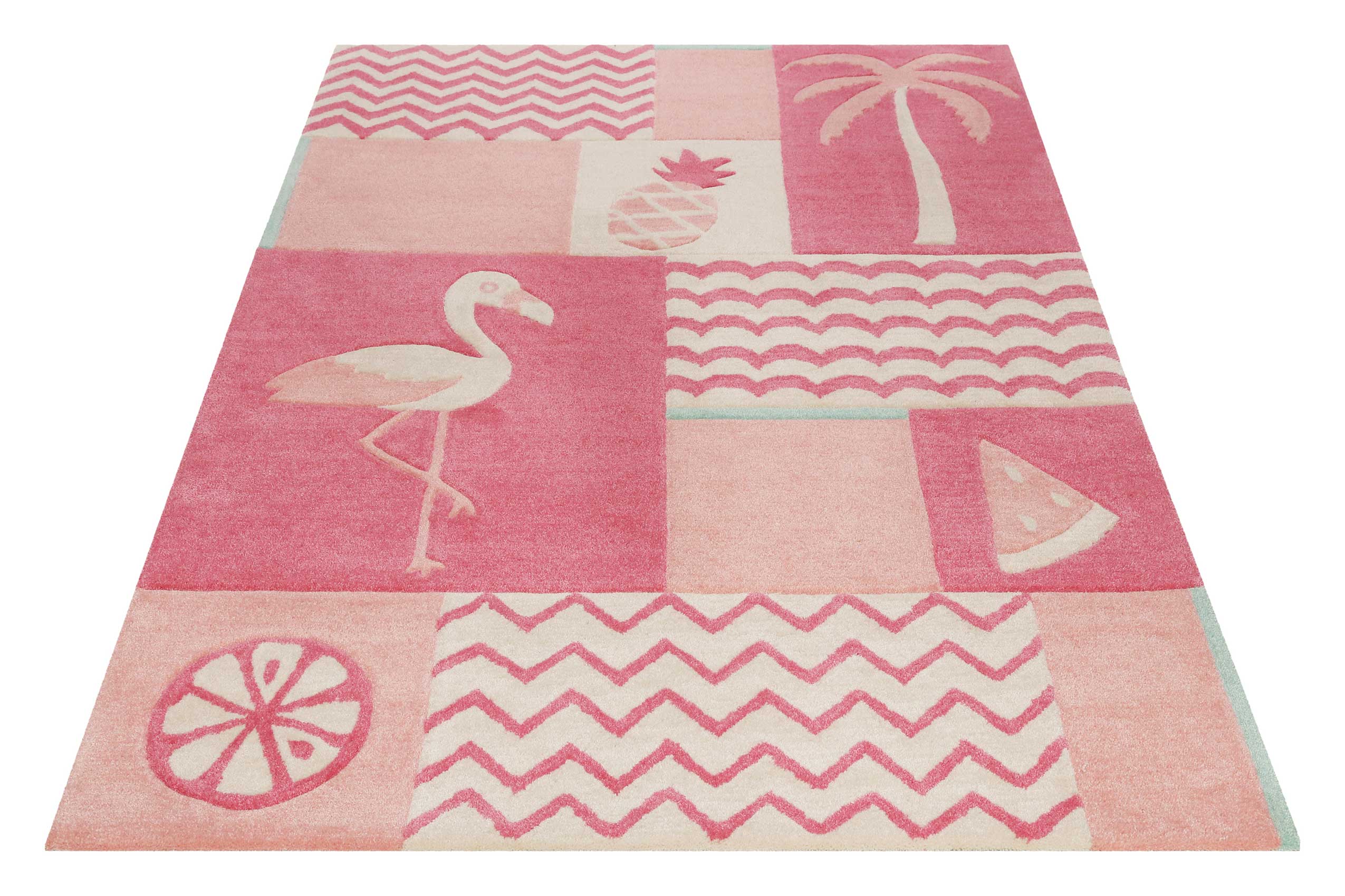 Kinderteppich Rosa » Fruity Flamingo « Smart Kids - Ansicht 2