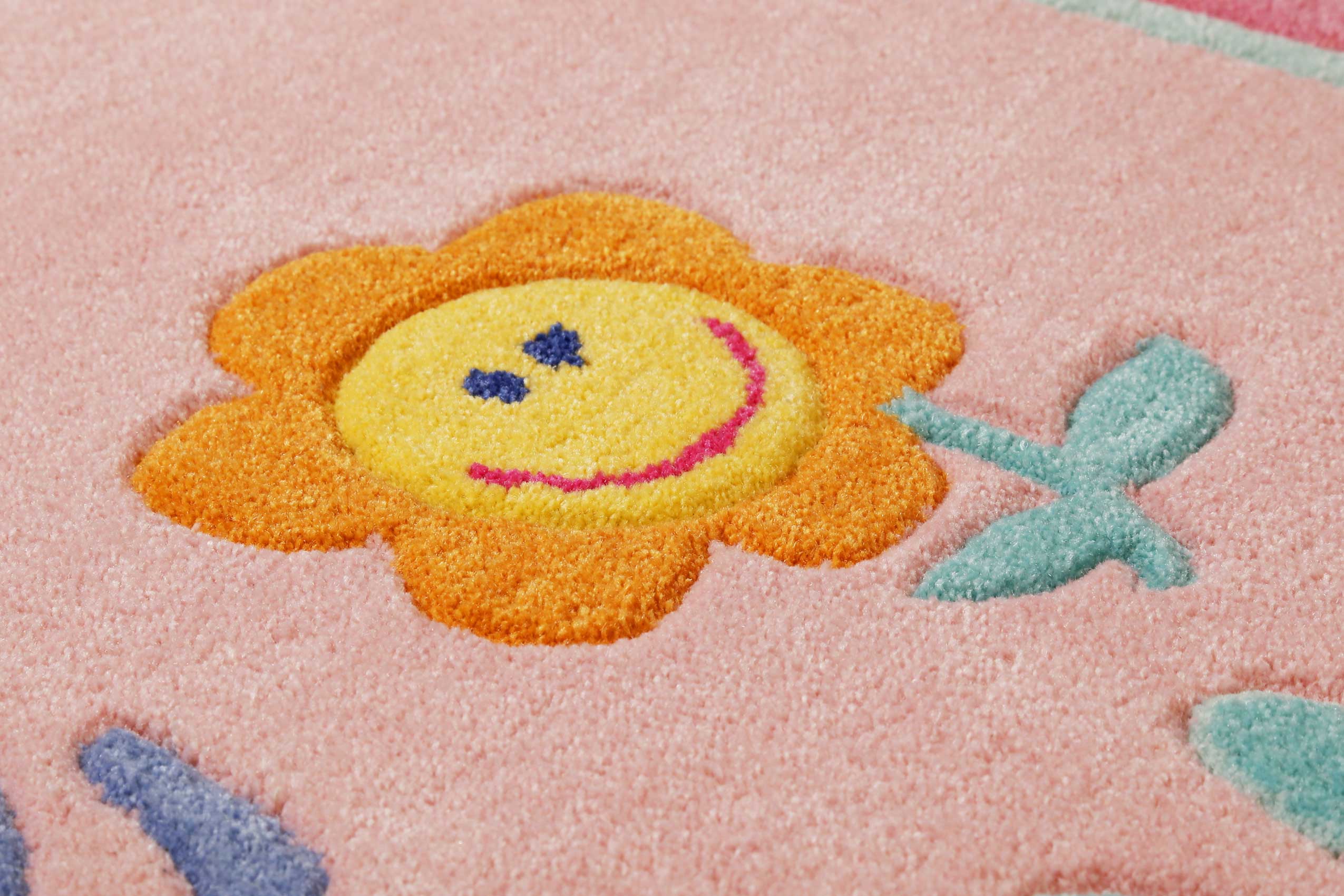 Kinderteppich Rosa » Happy me! « Smart Kids - Ansicht 6