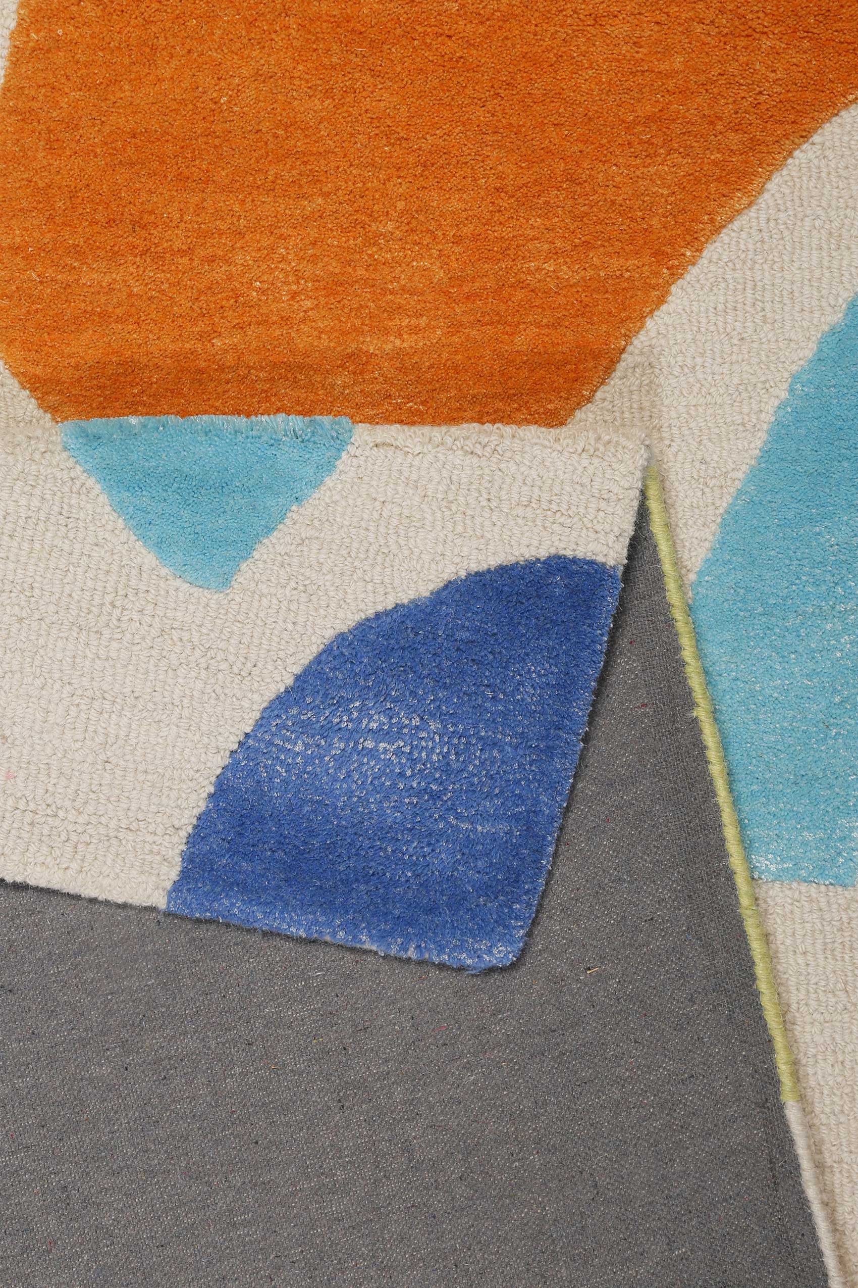 Kinderteppich Creme Bunt 