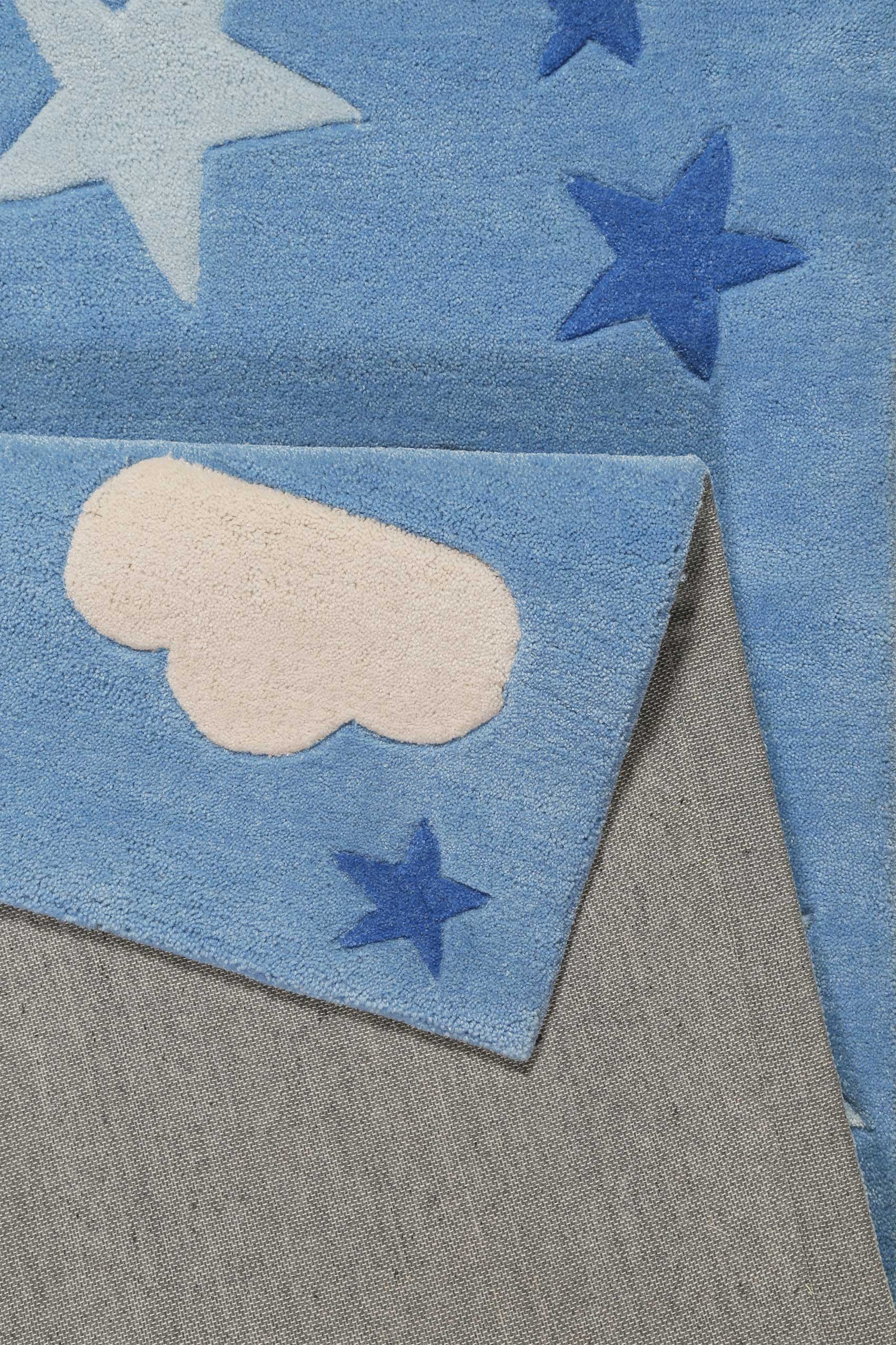 Kinderteppich Blau 