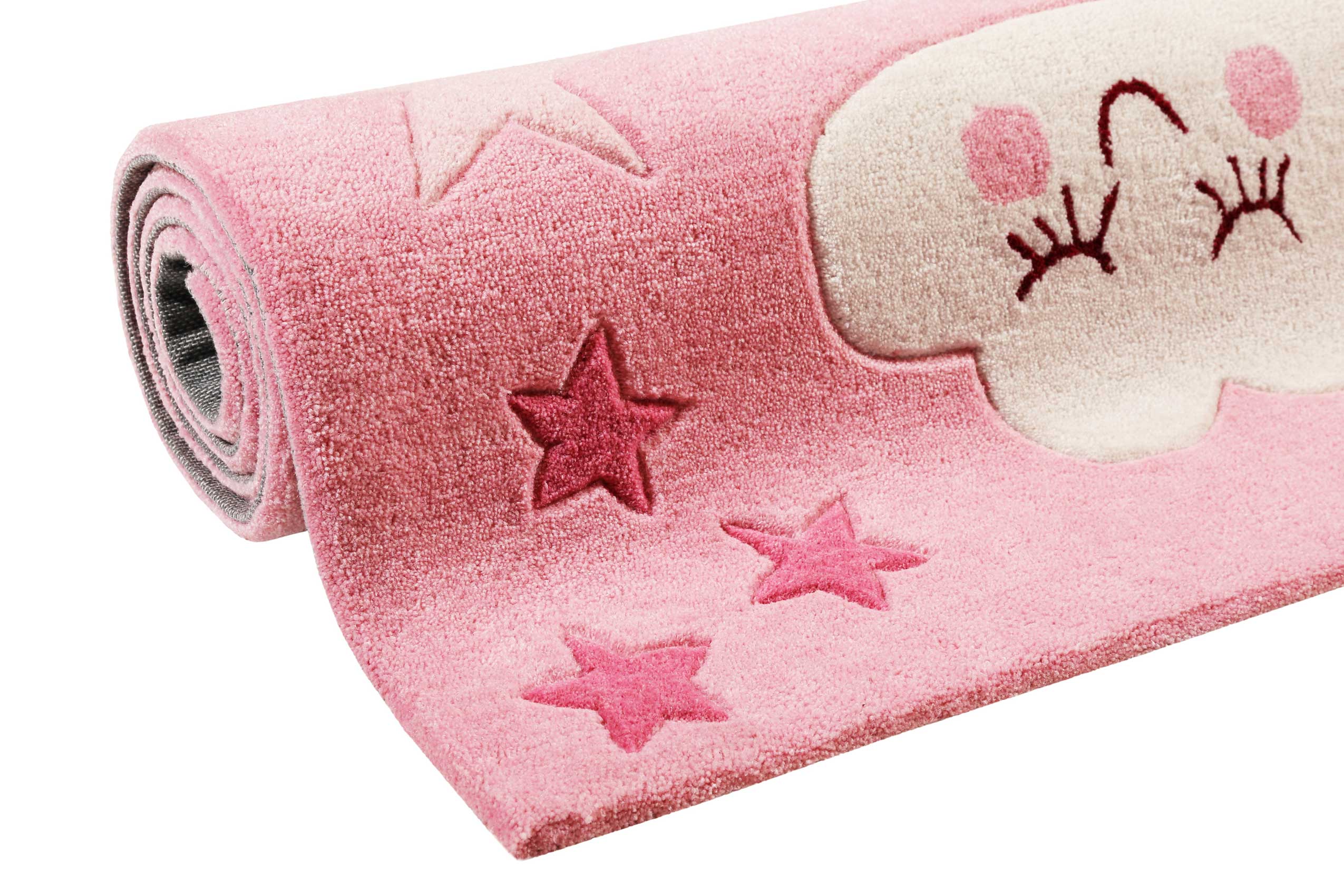 Kinderteppich Rosa 