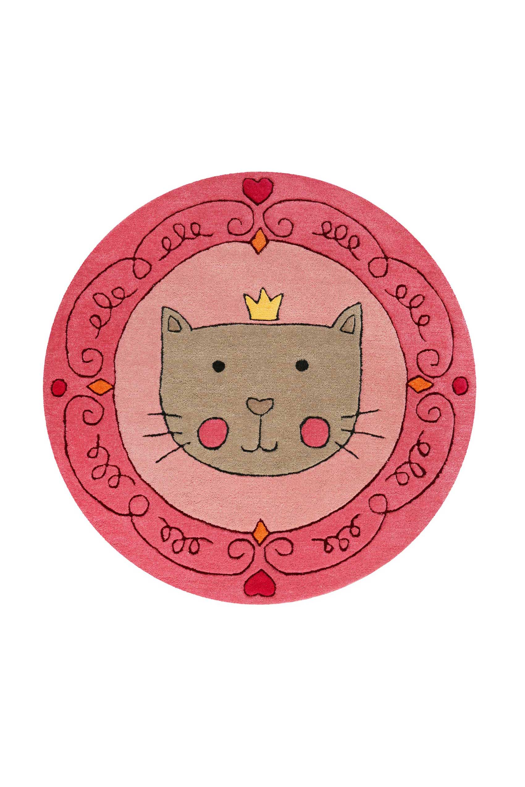 Kinderteppich Pink » Lotti Queen « Smart Kids - Ansicht 1