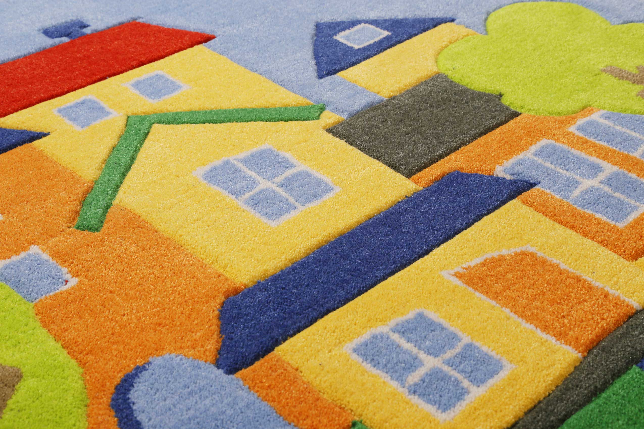 Kinderteppich Bunt 