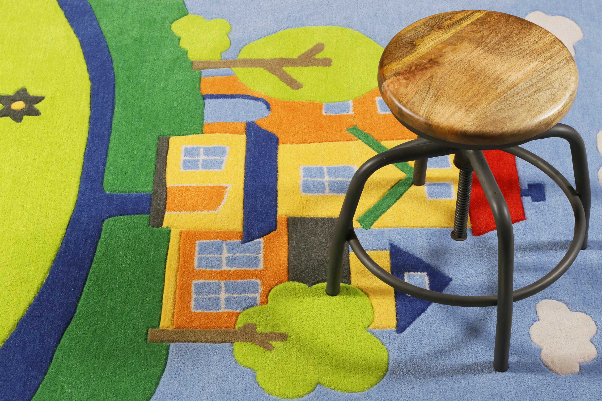 Kinderteppich Bunt 