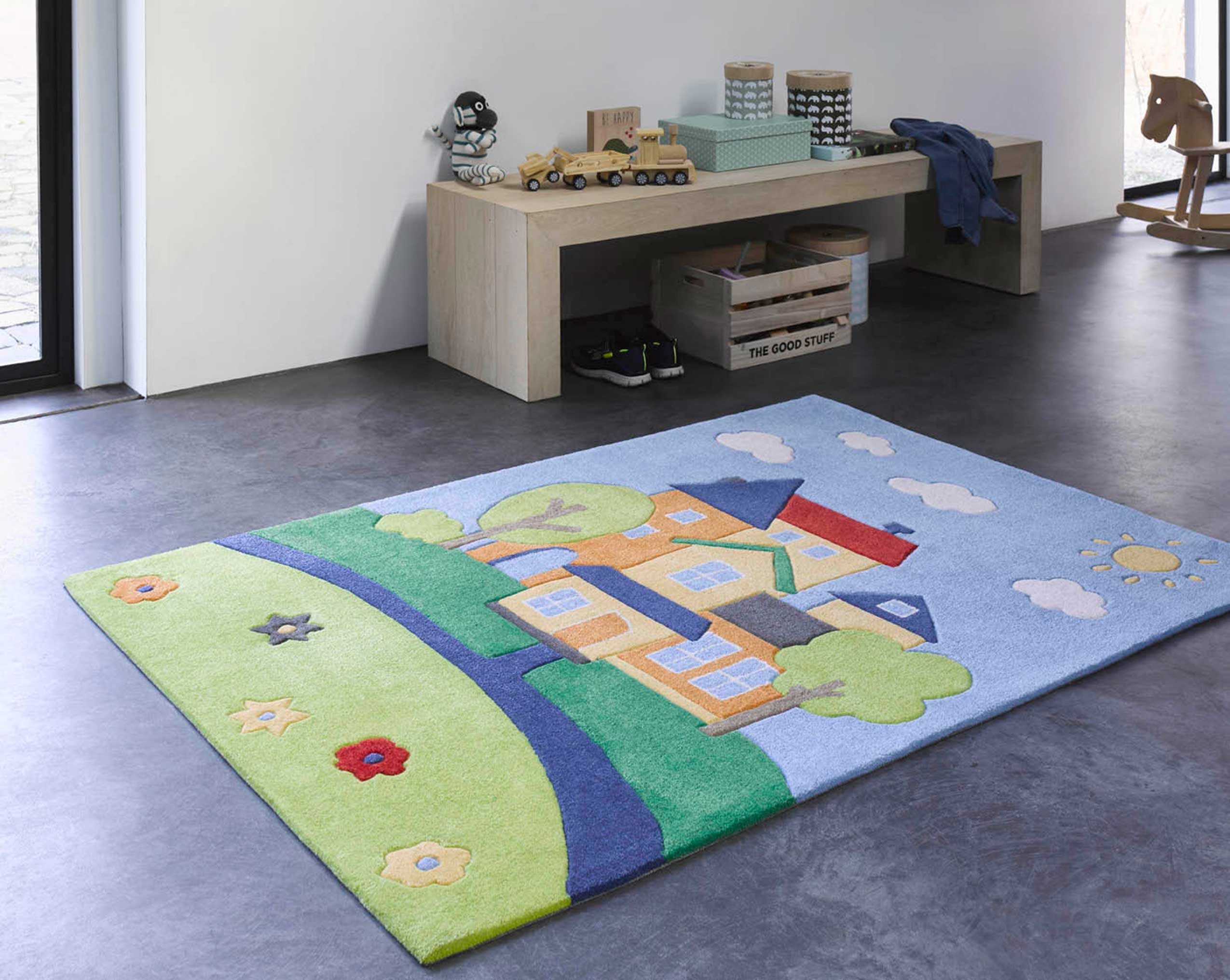 Kinderteppich Bunt 