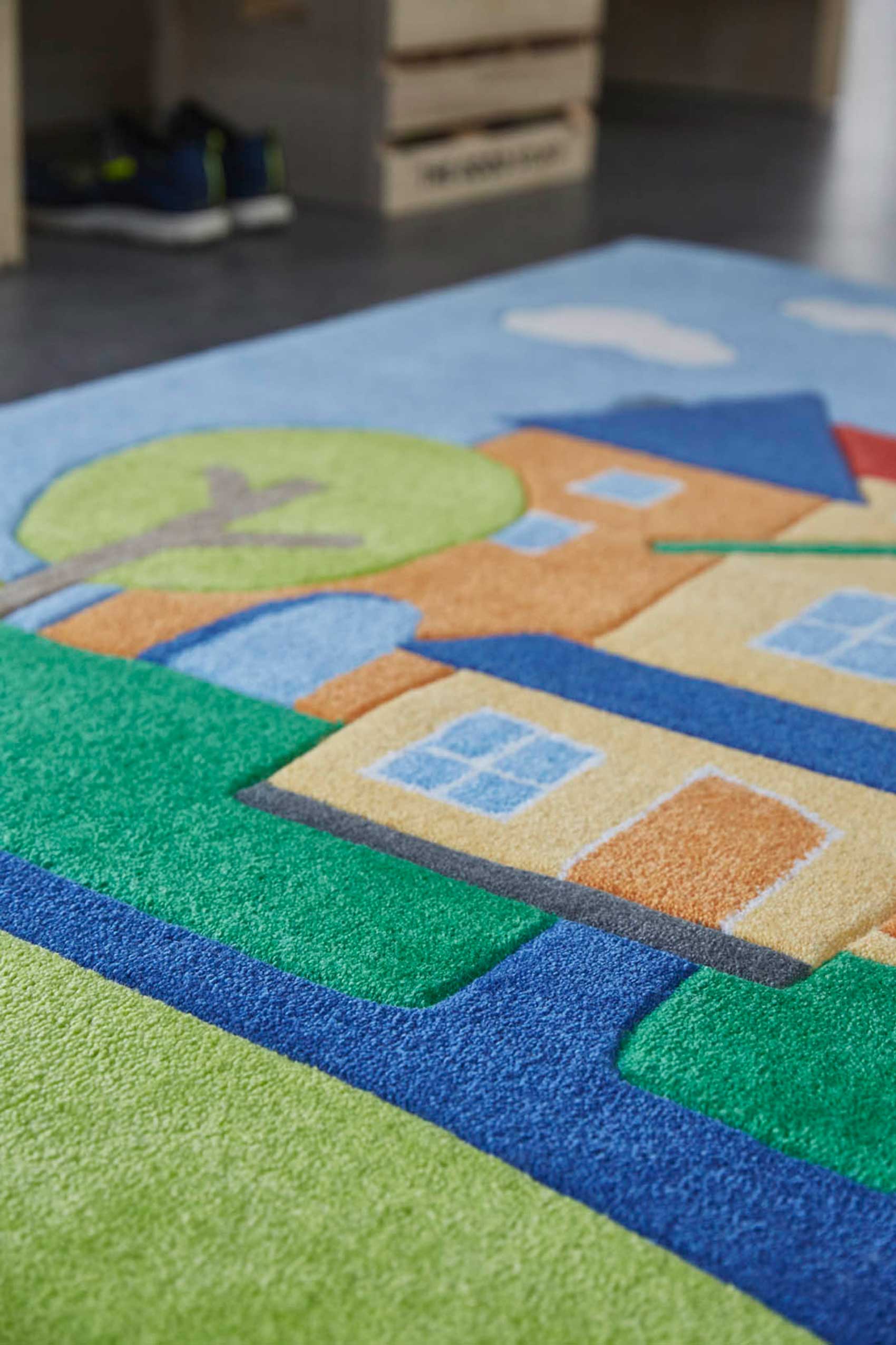 Kinderteppich Bunt 