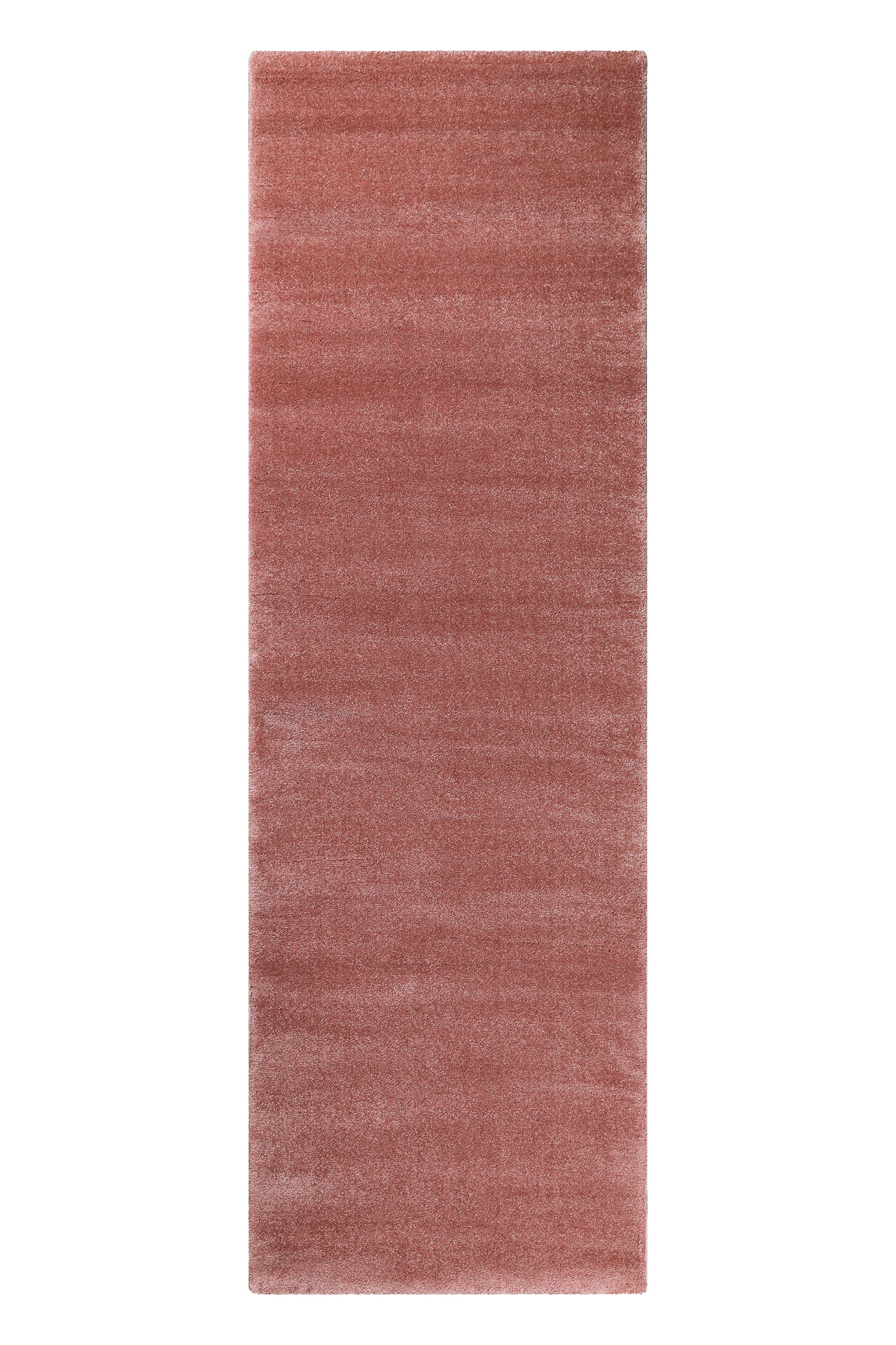 Hochflor Teppich Läufer Rosa