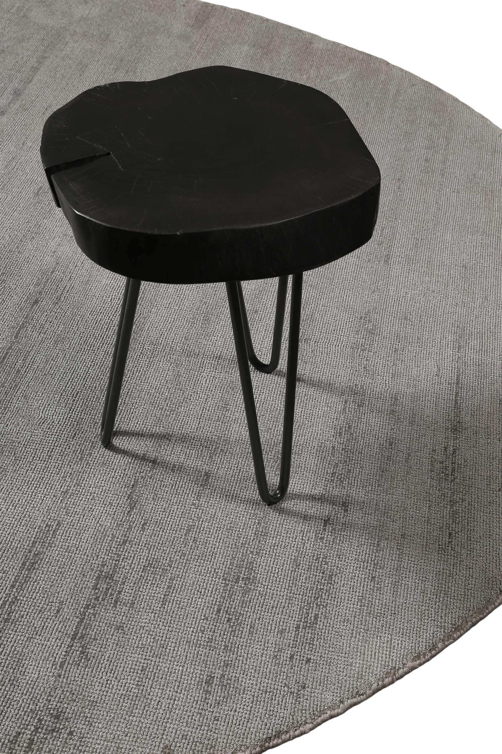 Teppich Rund Hellgrau 