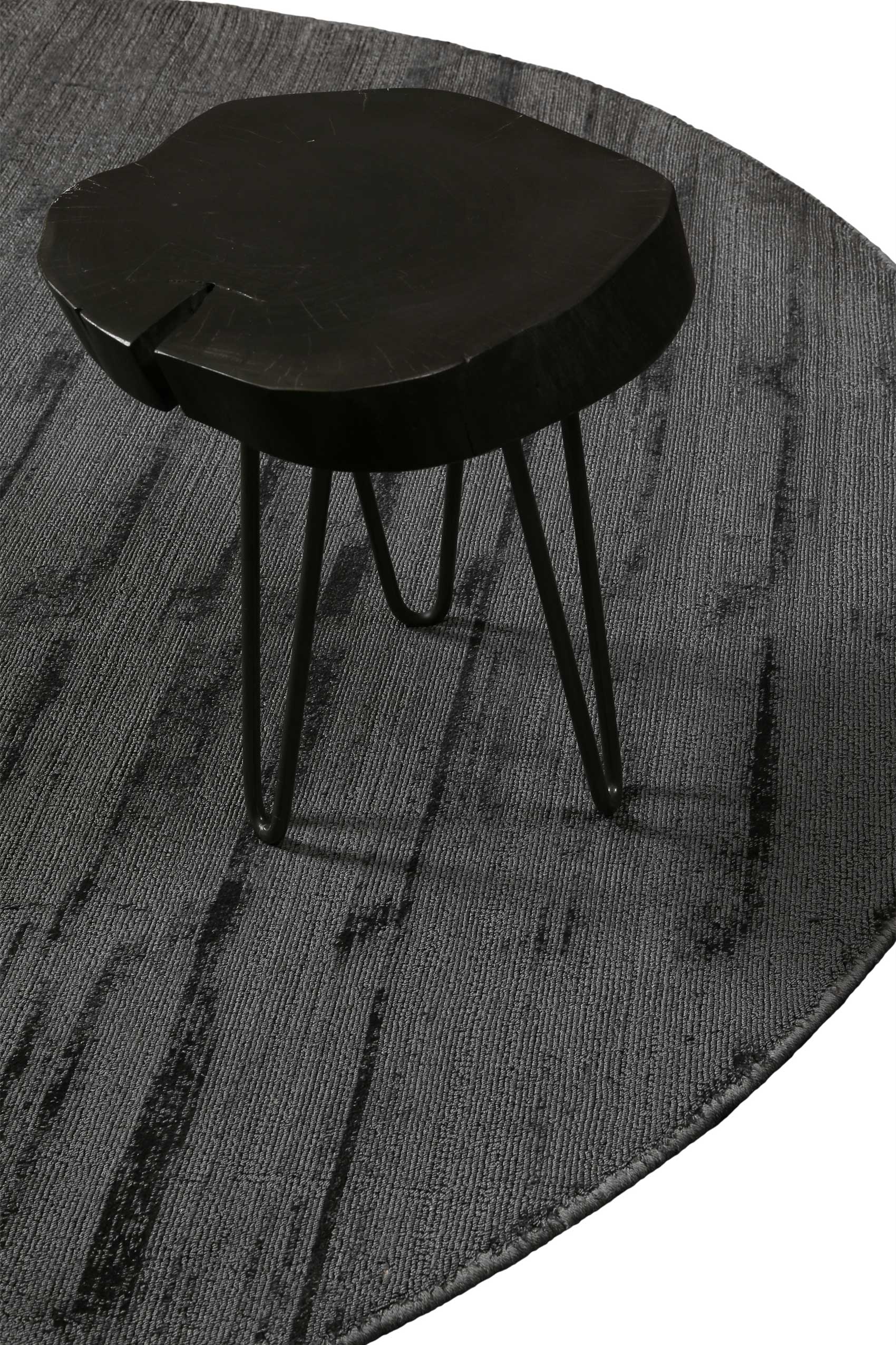 Teppich Rund Anthrazit » Emma « WECONhome Basics - Ansicht 4