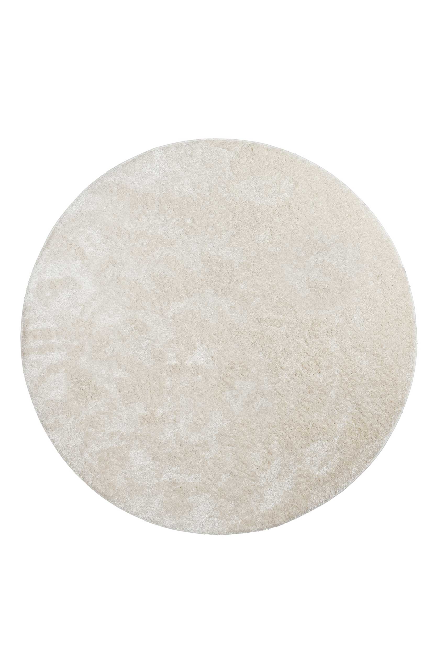 Teppich Rund Creme Weiß Hochflor » Fanny « WECONhome Basics - Ansicht 2