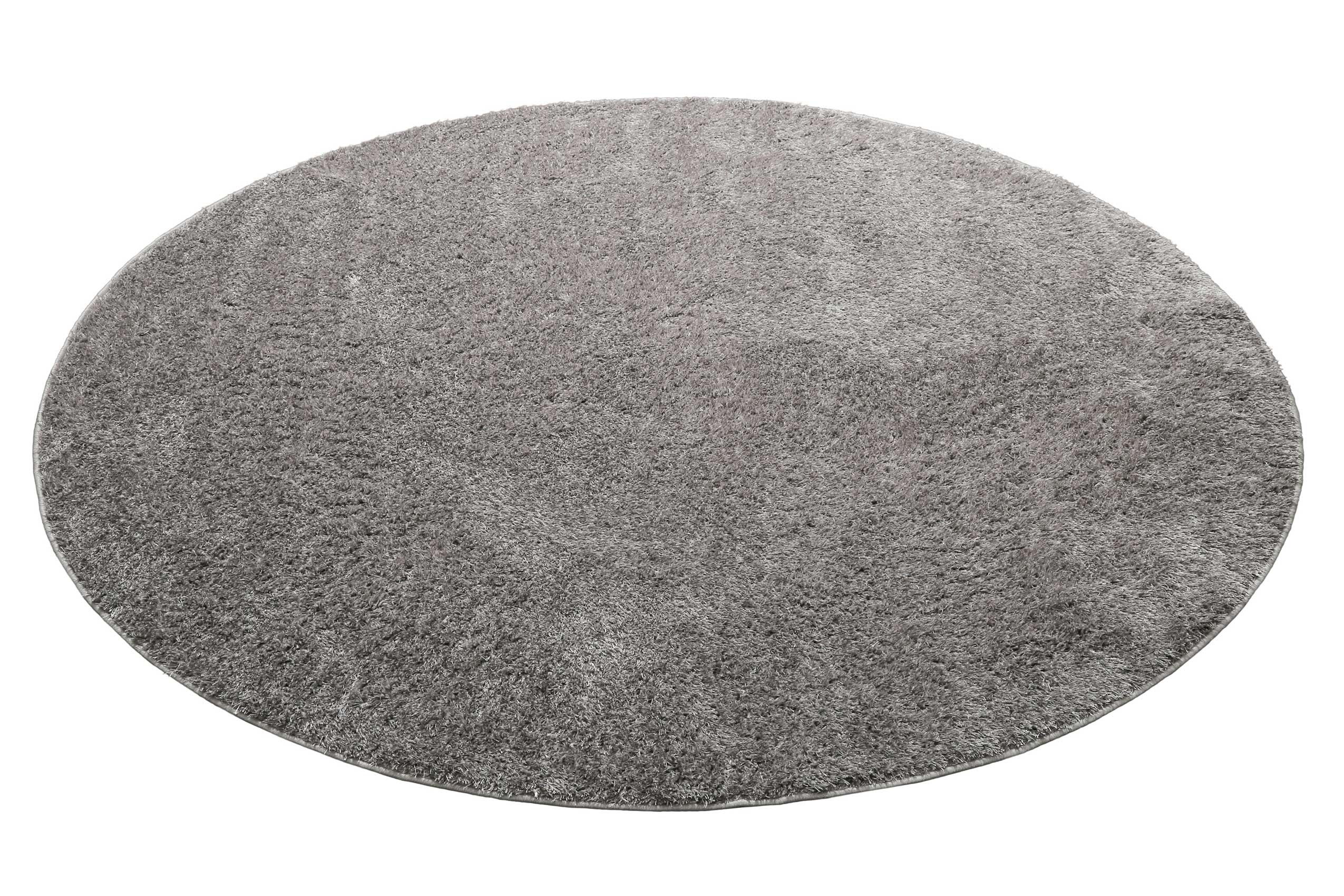 Teppich Rund Grau Hochflor » Fanny « WECONhome Basics - Ansicht 3