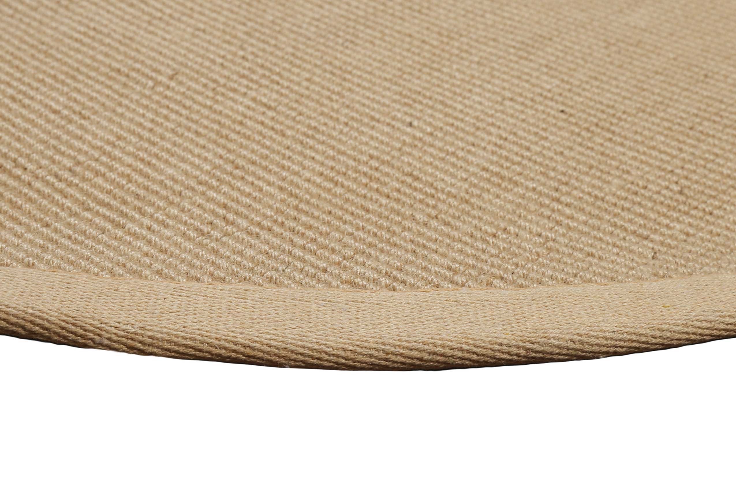Teppich Rund Natur aus Jute 