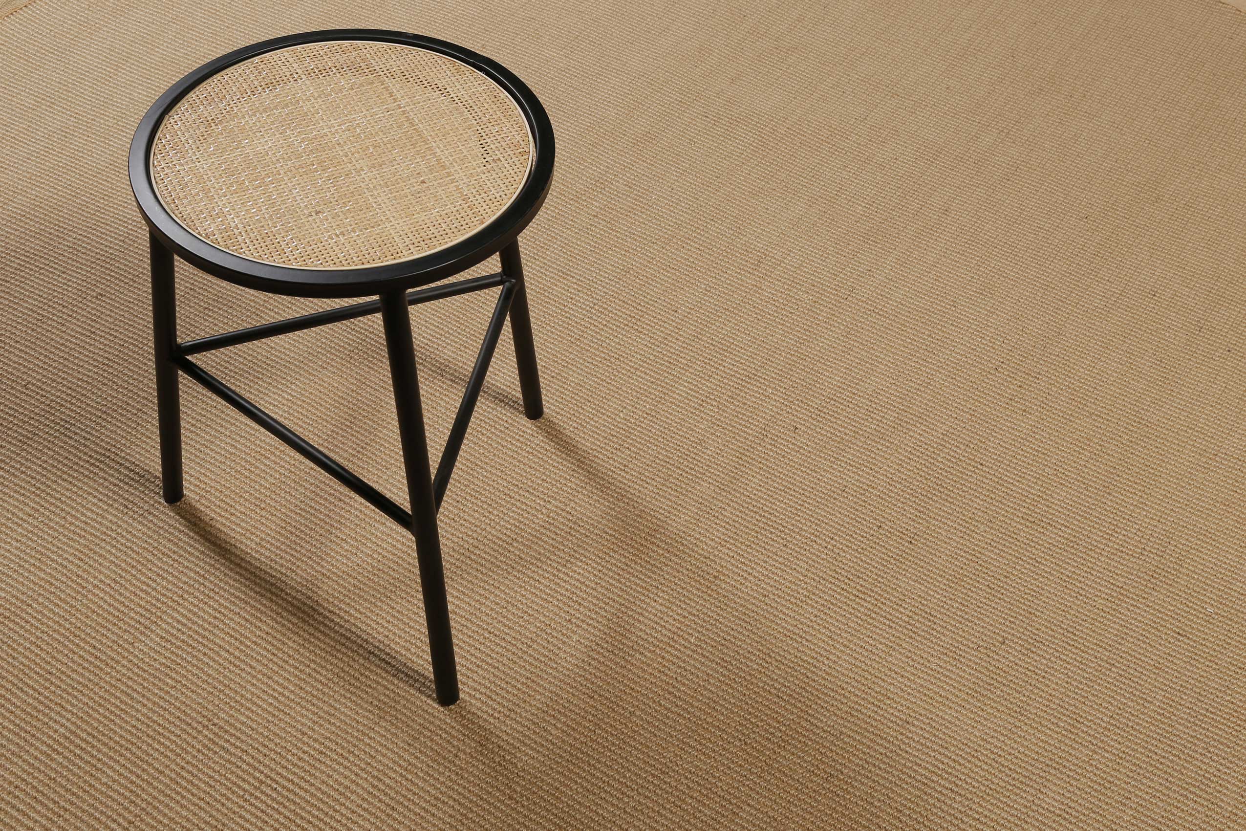 Teppich Rund Natur aus Jute 