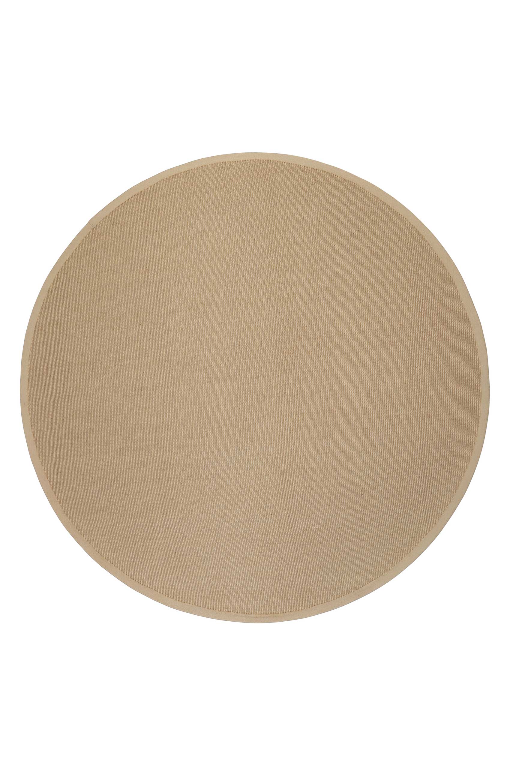 Teppich Rund Natur aus Jute 