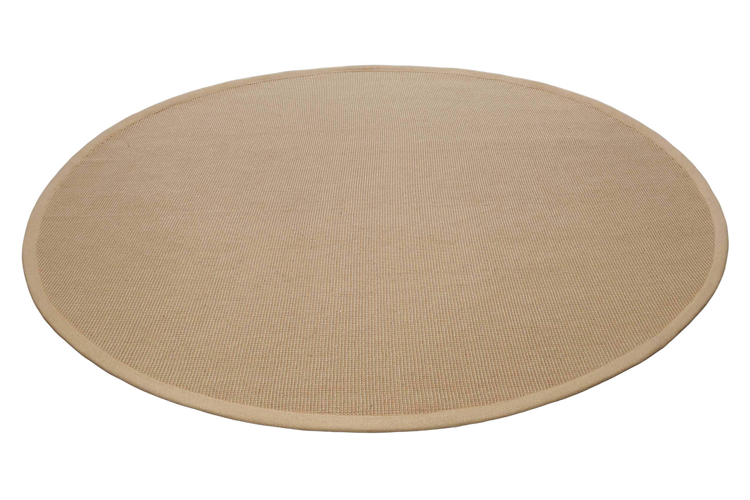 Teppich Rund Natur aus Jute 