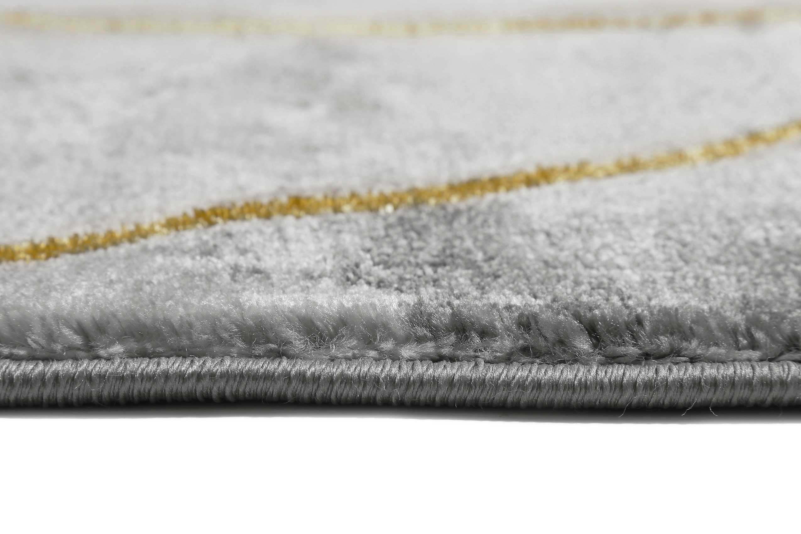 Teppich Grau Silber Gold Kurzflor » #M.A.R.B.L.E & B « WECONhome - Ansicht 4