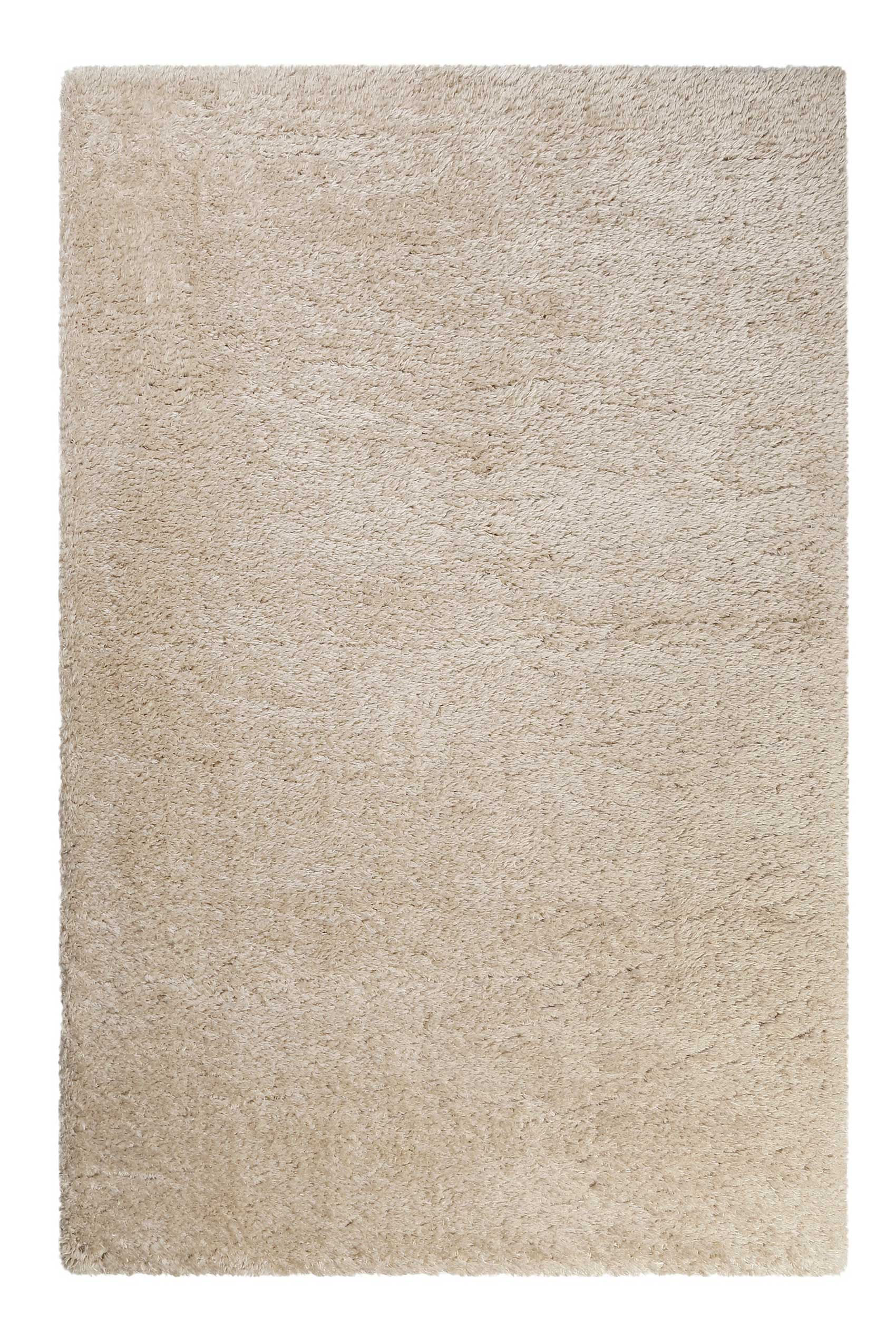 Hochflor Teppich Beige 