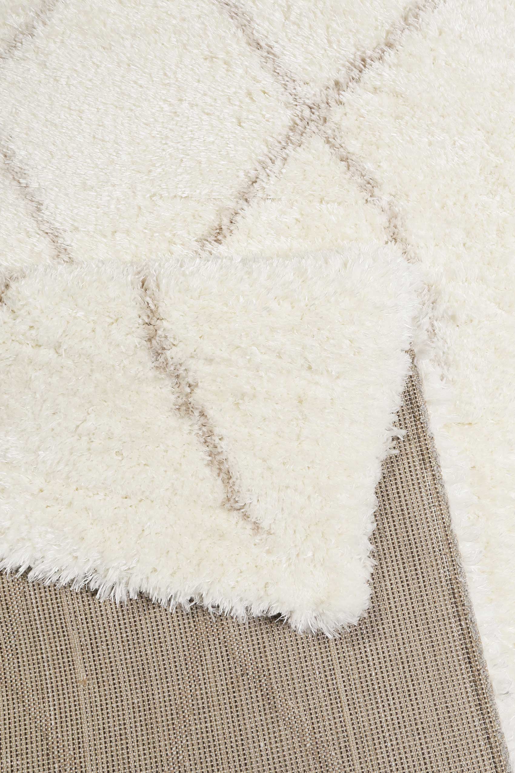 Teppich Creme Weiß Beige sehr flauschig & kuschelig » Afella « WECONhome - Ansicht 3