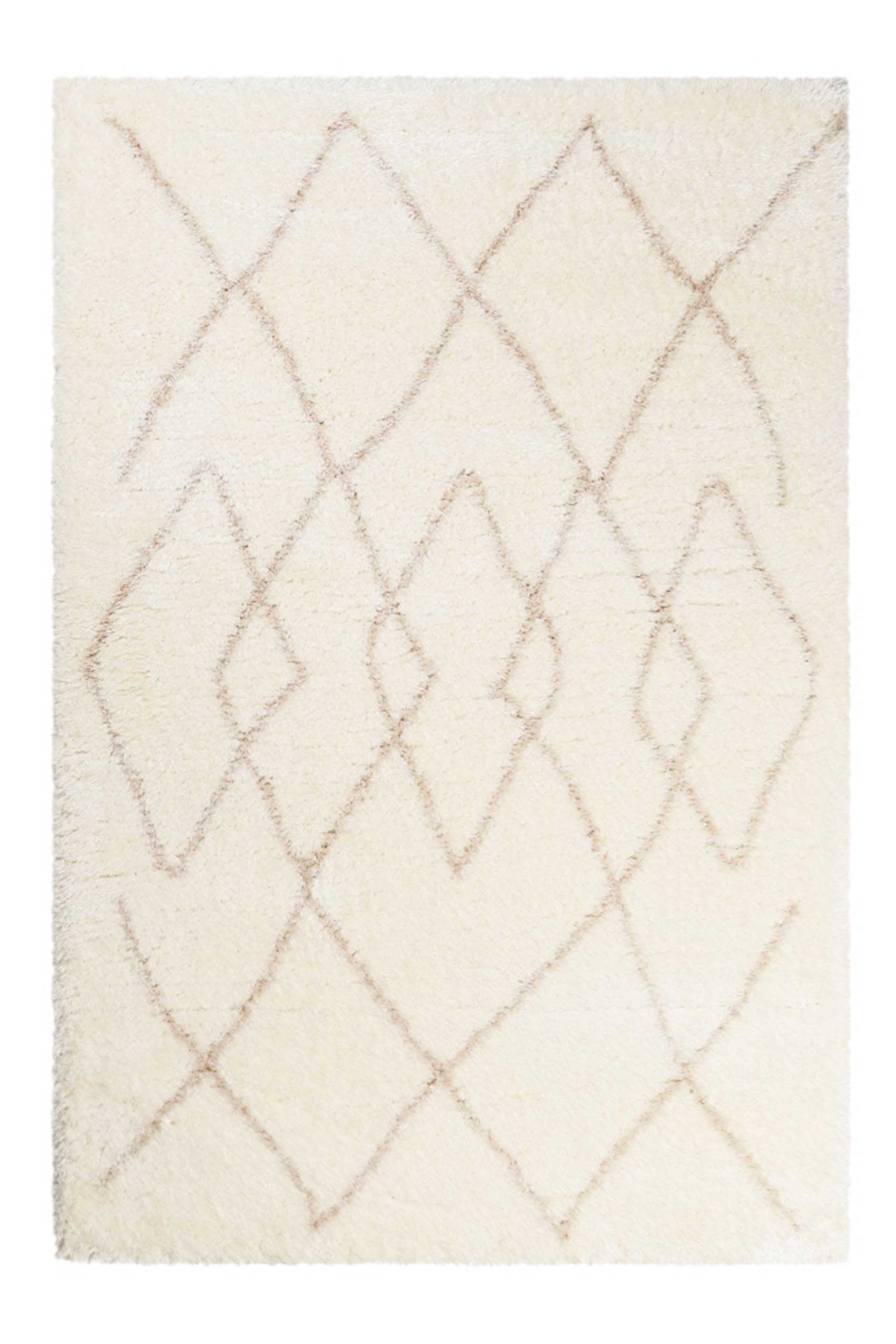 Teppich Creme Weiß Beige sehr flauschig & kuschelig » Afella « WECONhome - Ansicht 1
