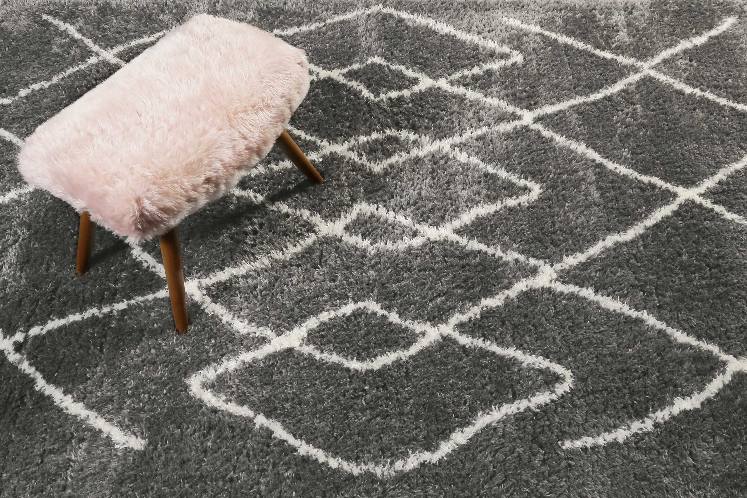 Teppich Grau sehr flauschig & kuschelig » Afella « WECONhome - Ansicht 5