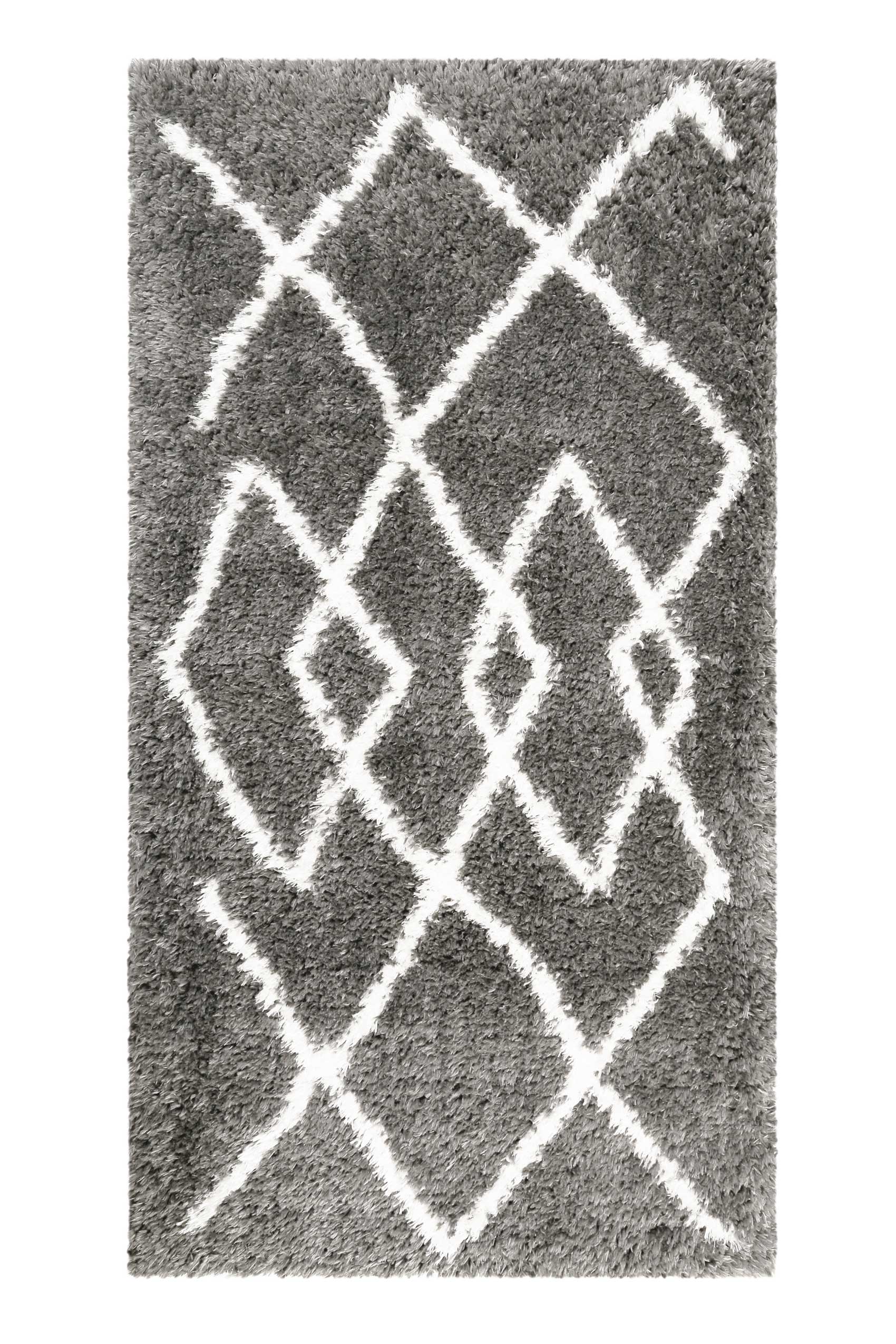 Teppich Grau sehr flauschig & kuschelig 