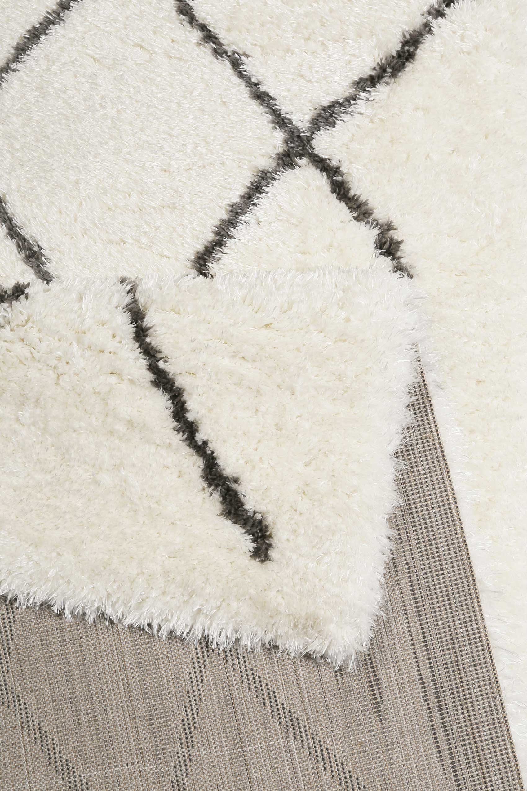 Teppich Creme Weiß Grau sehr flauschig & kuschelig » Afella « WECONhome - Ansicht 3
