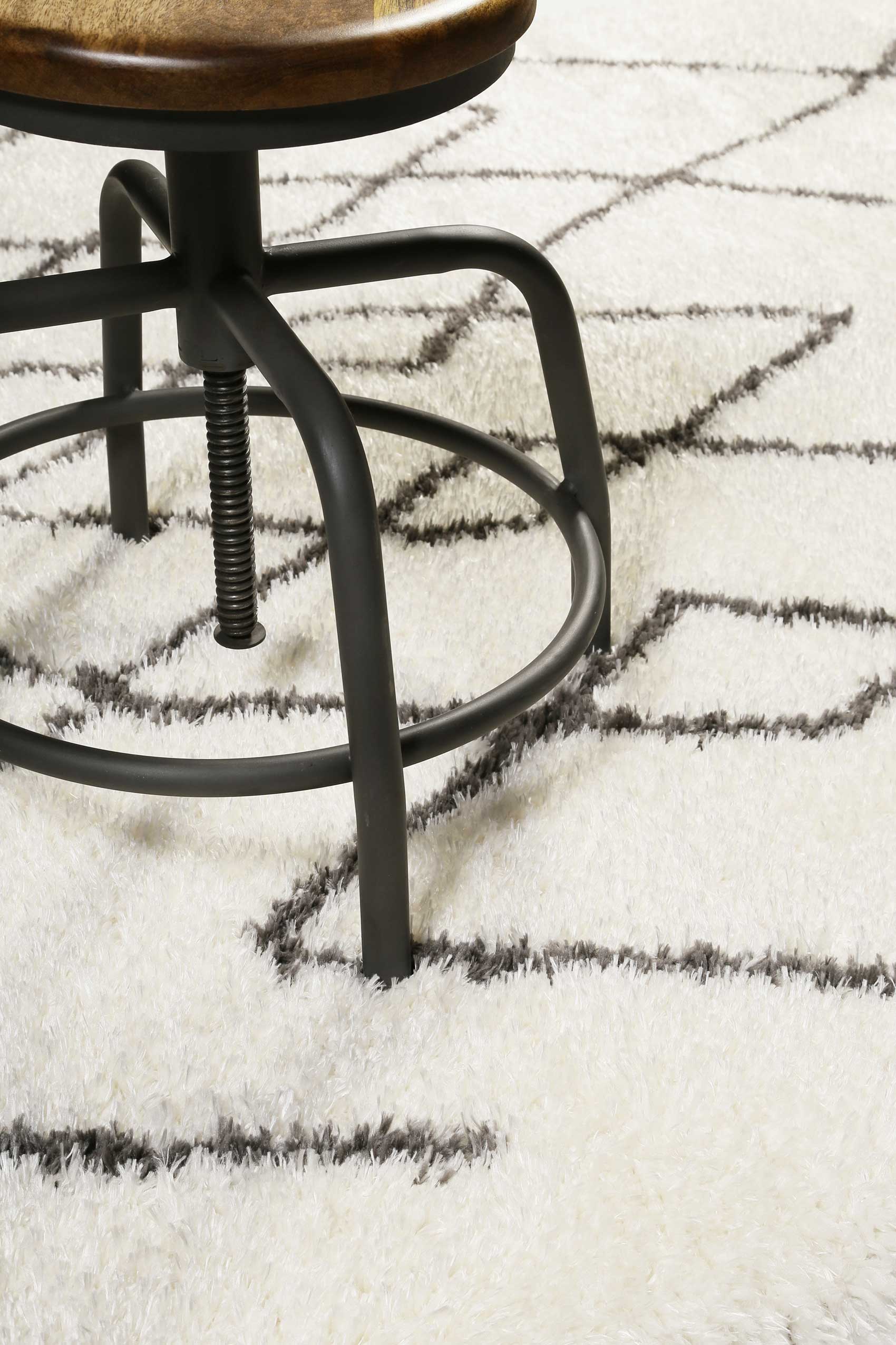 Teppich Creme Weiß Grau sehr flauschig & kuschelig » Afella « WECONhome - Ansicht 6