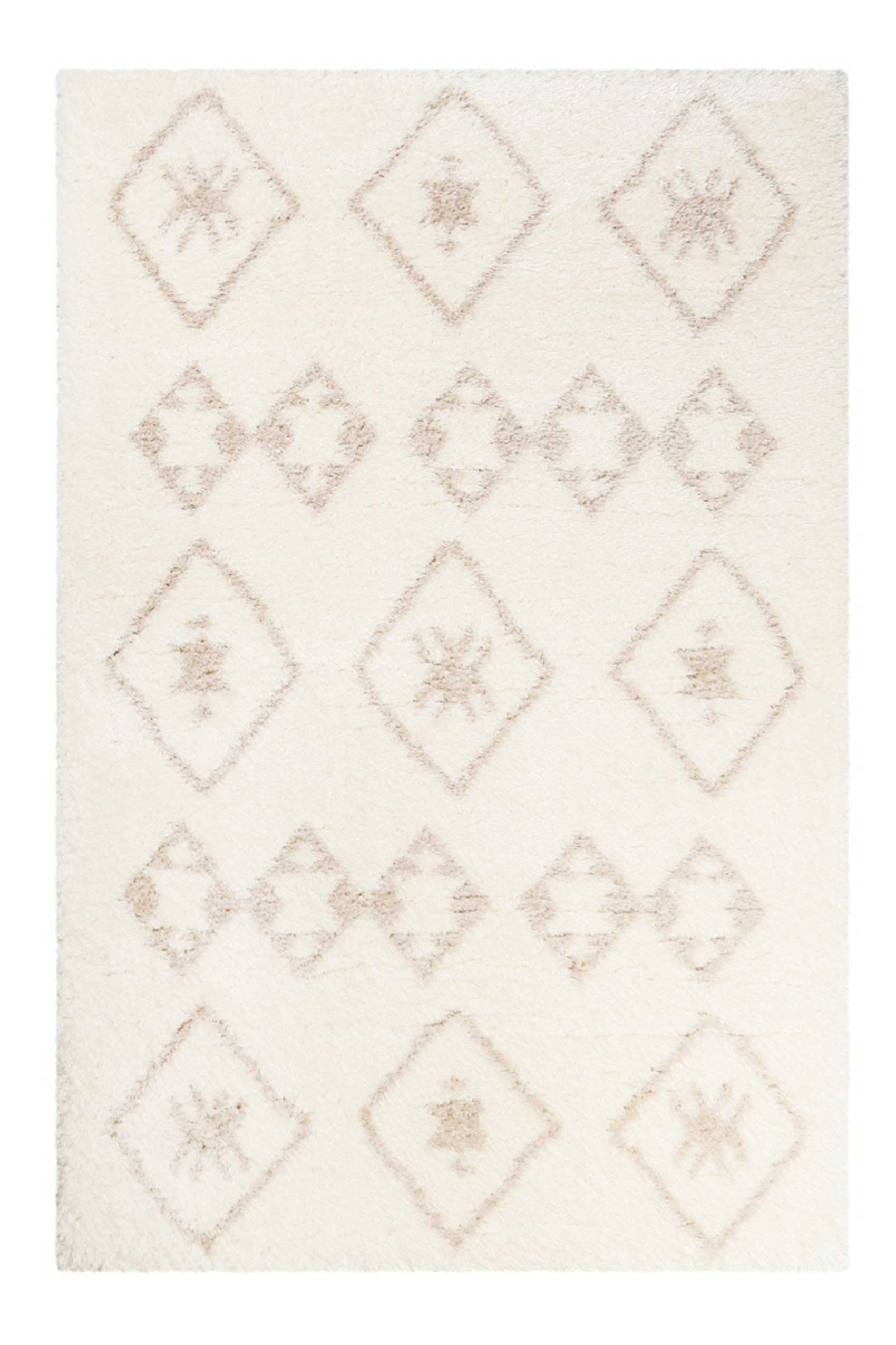 Teppich Beige Hochflor » Boho&Scandic Ayachi « WECONhome - Ansicht 1