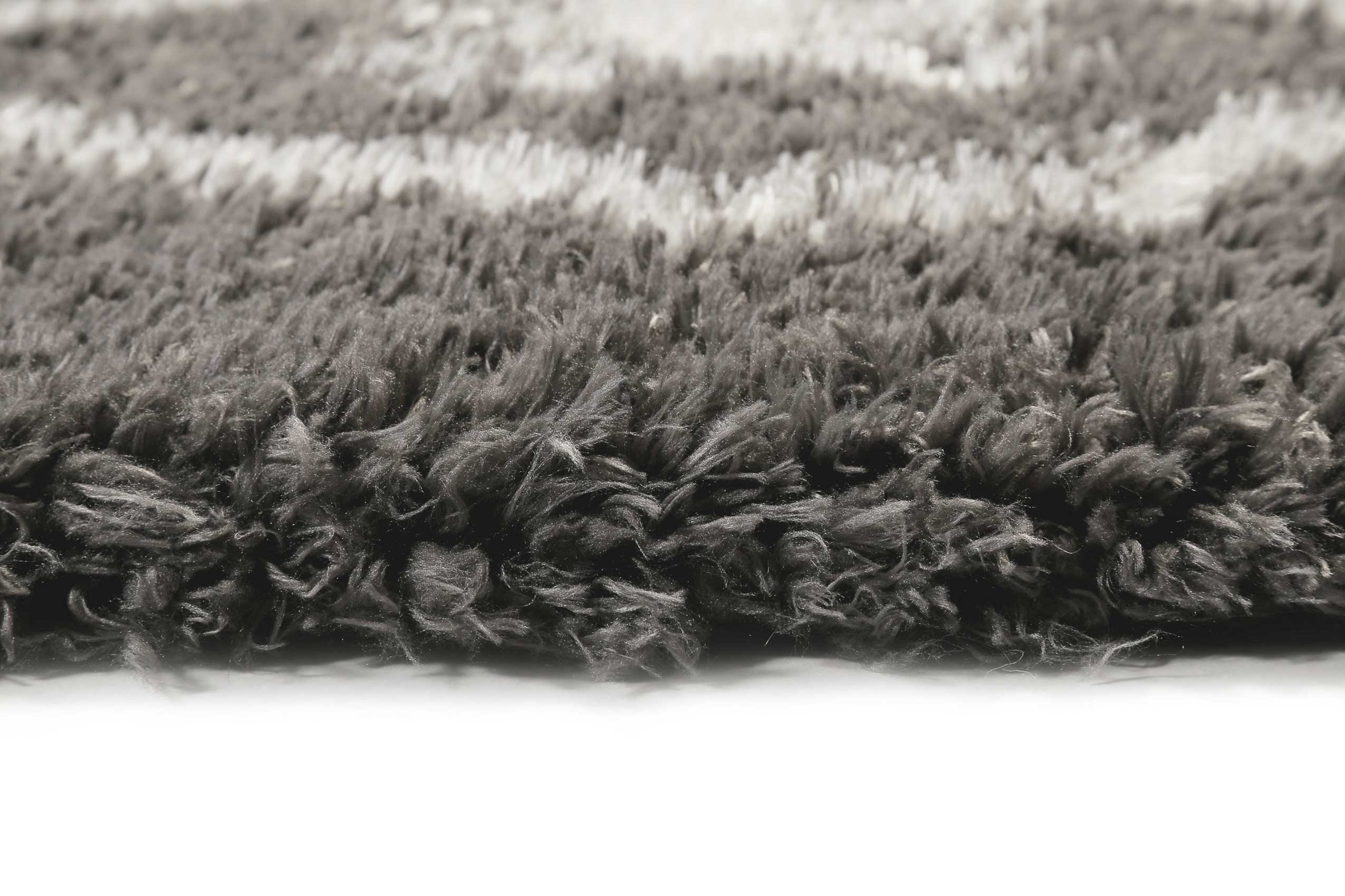 Teppich Grau Hochflor 