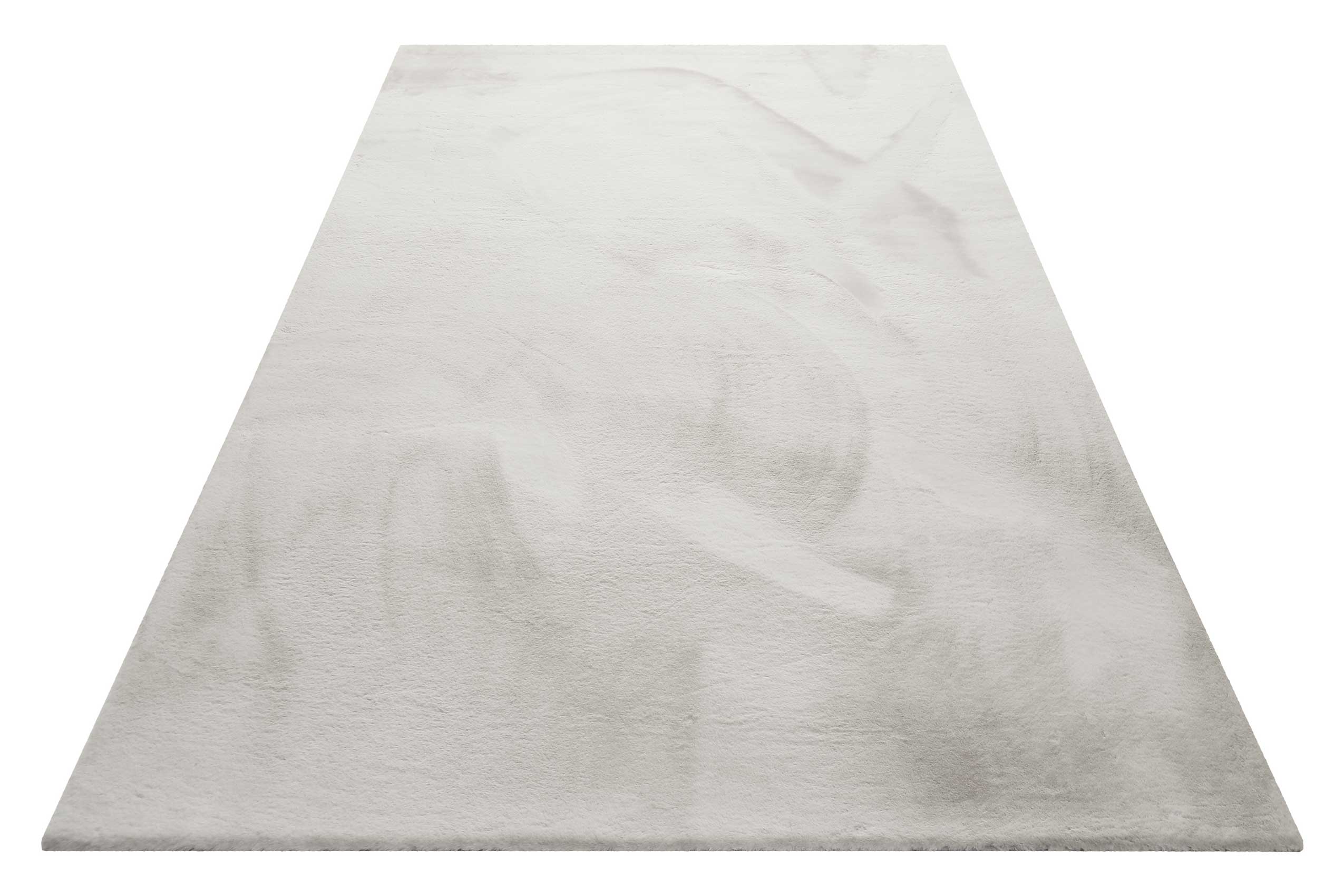 Teppich Beige Grau flauschig und weich 