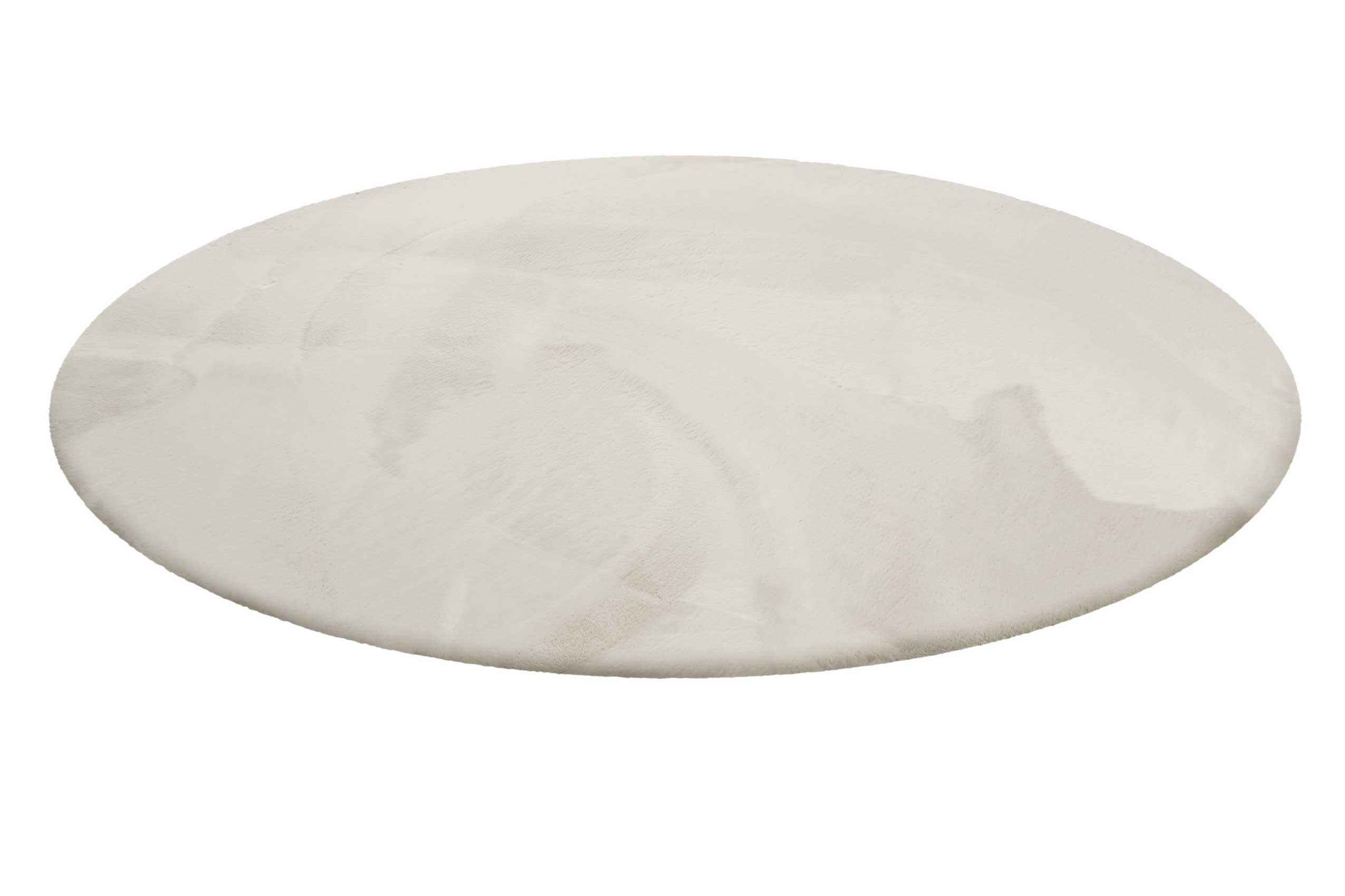 Teppich Rund Creme Beige flauschig und weich » Anna « WECONhome Basics - Ansicht 4