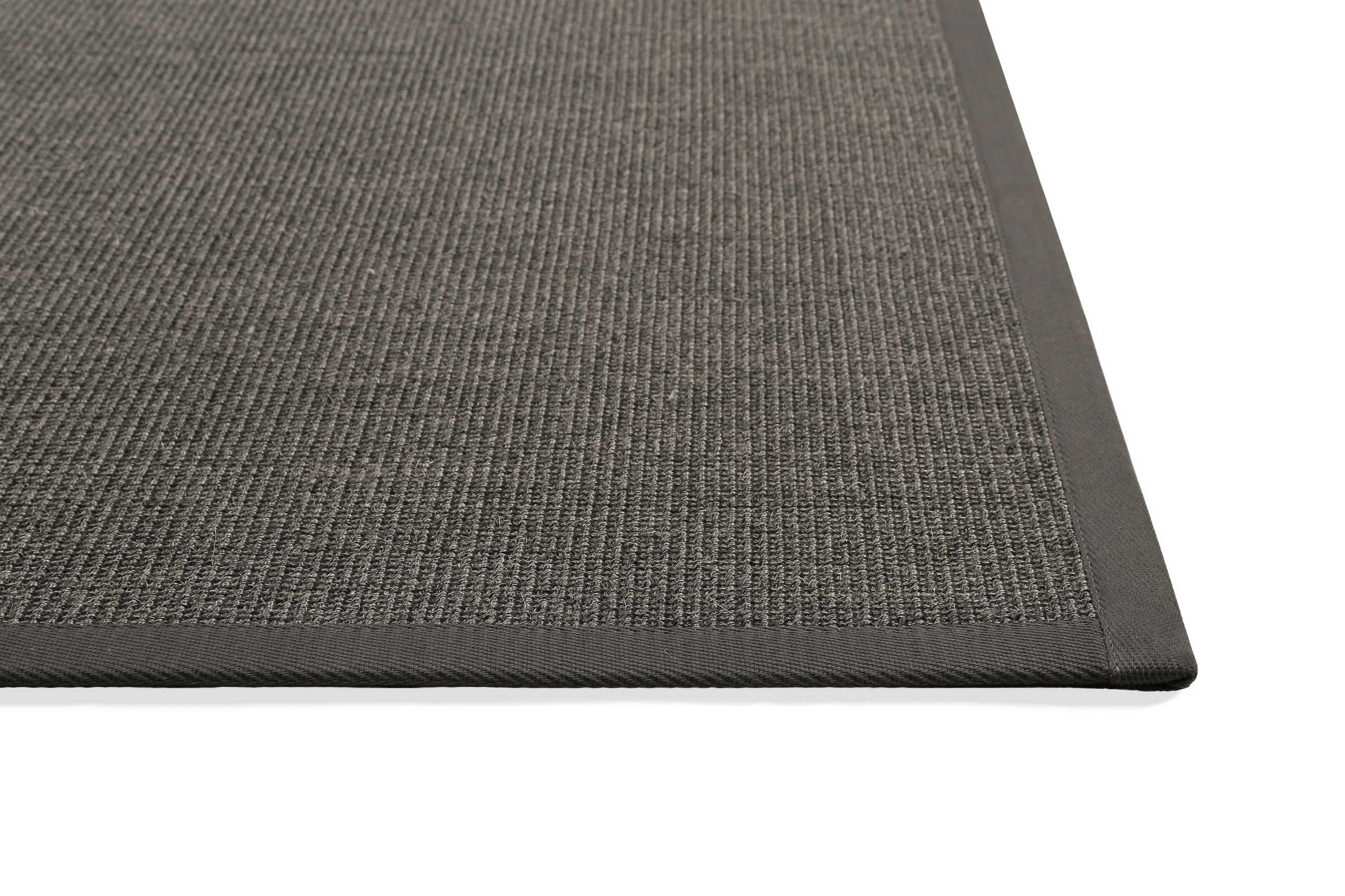 Vegan Teppich Natur Grau aus Sisal 