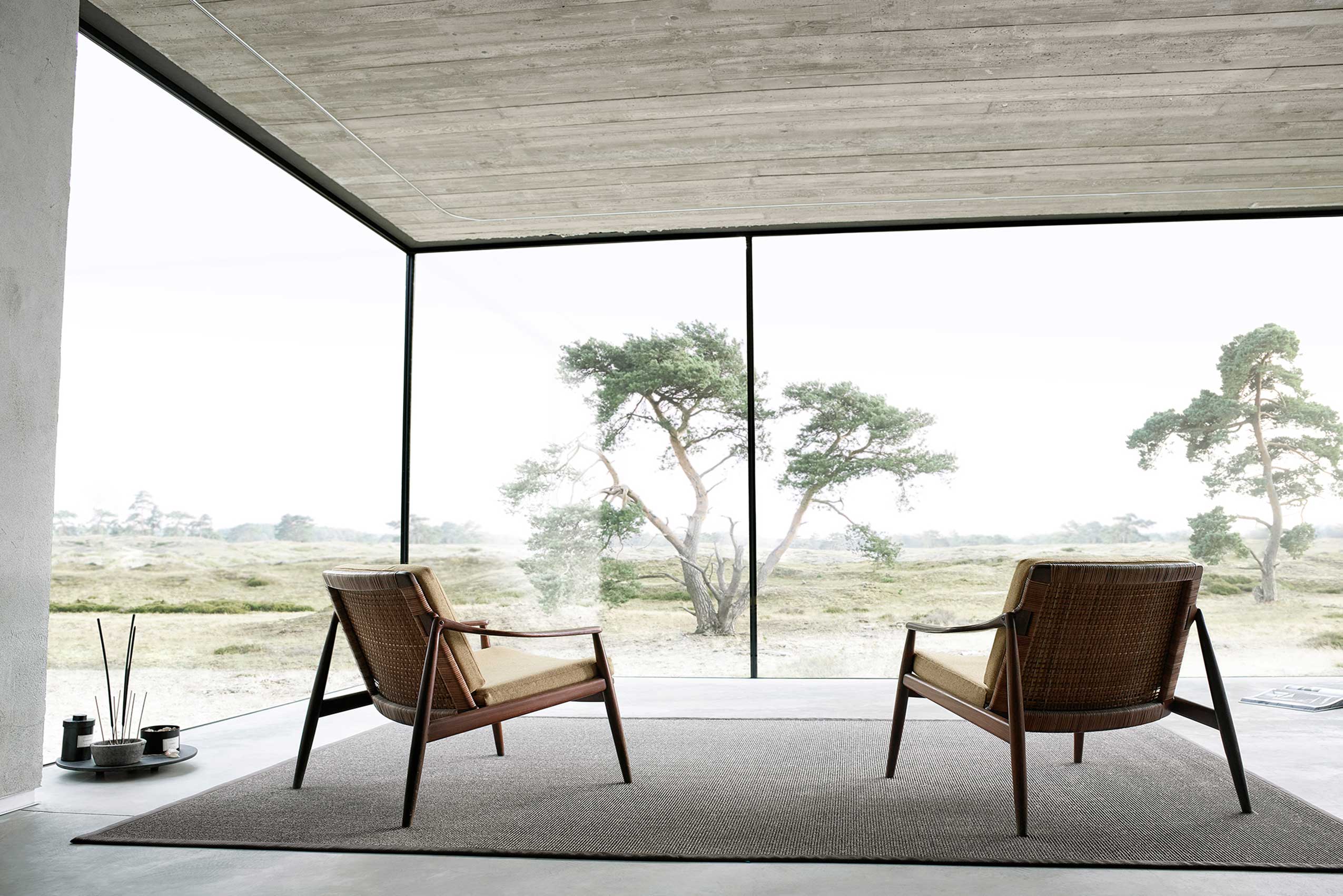Vegan Teppich Natur Grau aus Sisal 