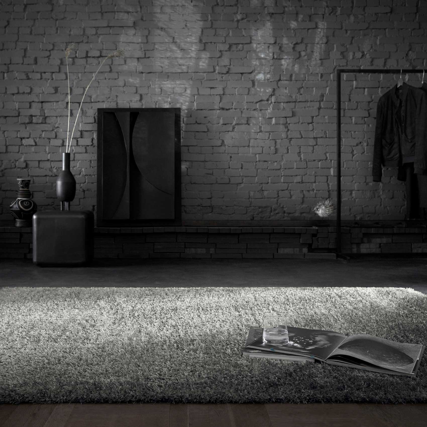 Teppich Grau Hochflor » Ella « WECONhome Basics - Ansicht 5