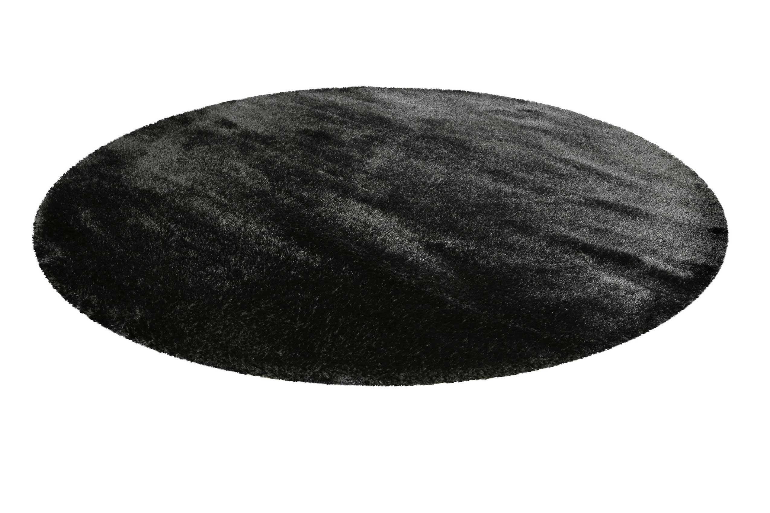 Teppich Rund Anthrazit Hochflor » Ella « WECONhome Basics - Ansicht 2