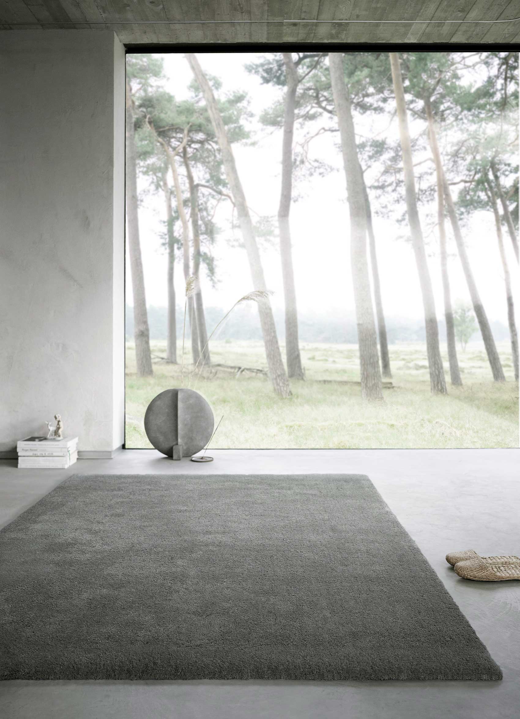 Teppich Grau Hochflor » Emilia « WECONhome Basics - Ansicht 5