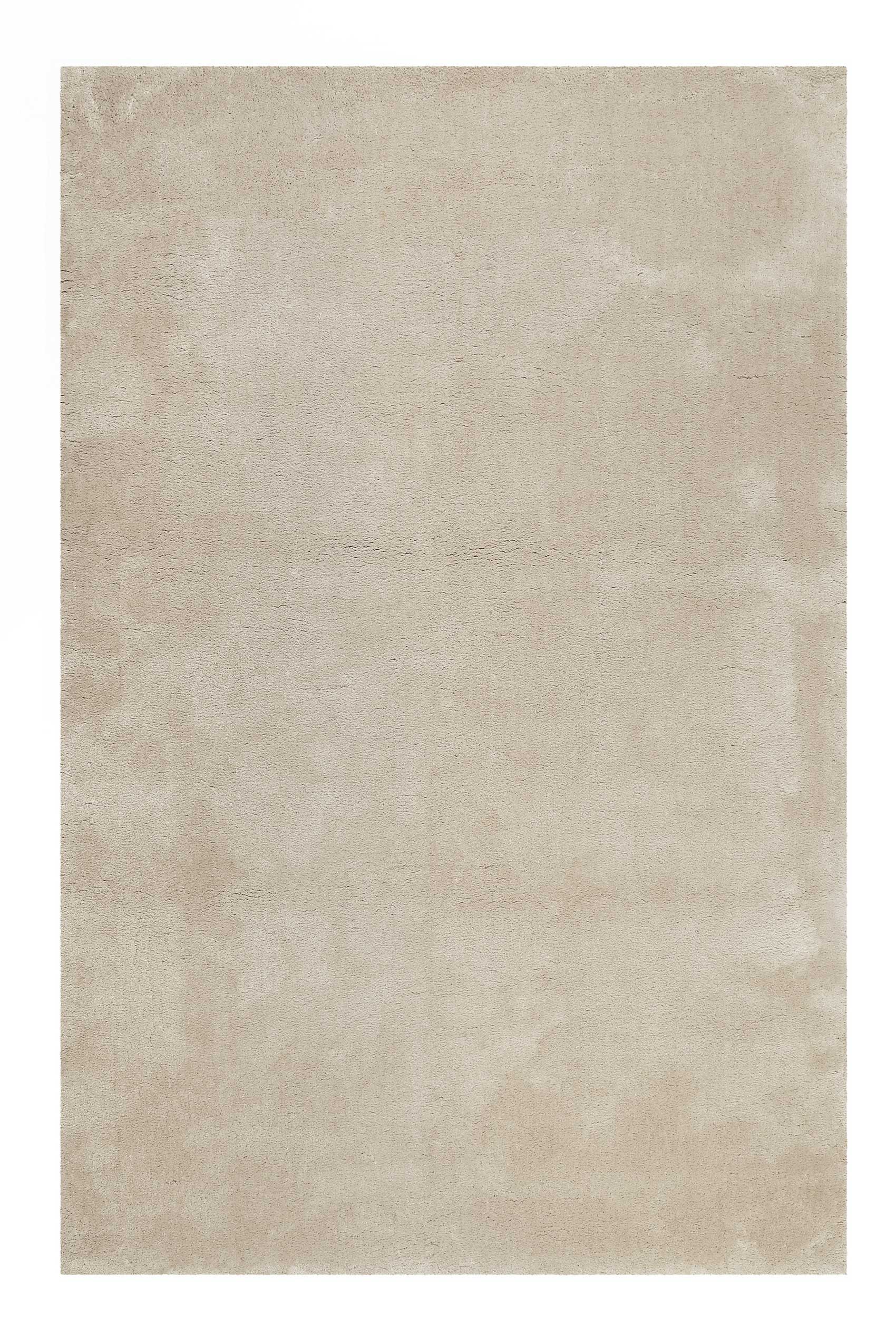 Teppich Sand Beige Hochflor 