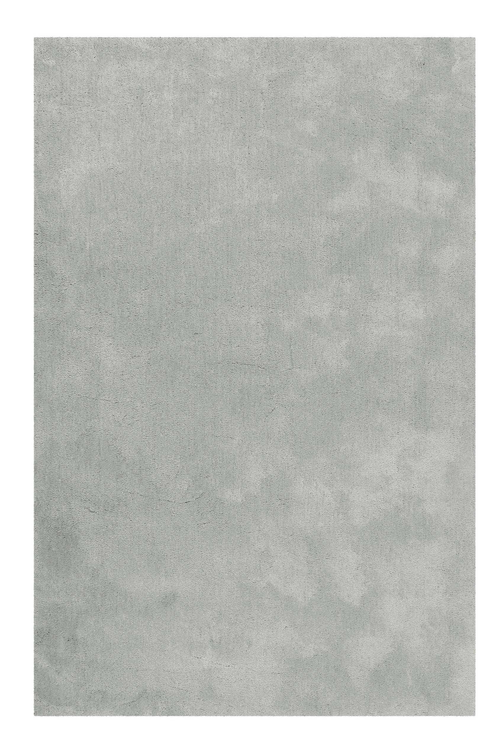 Teppich Hellgrau Hochflor 