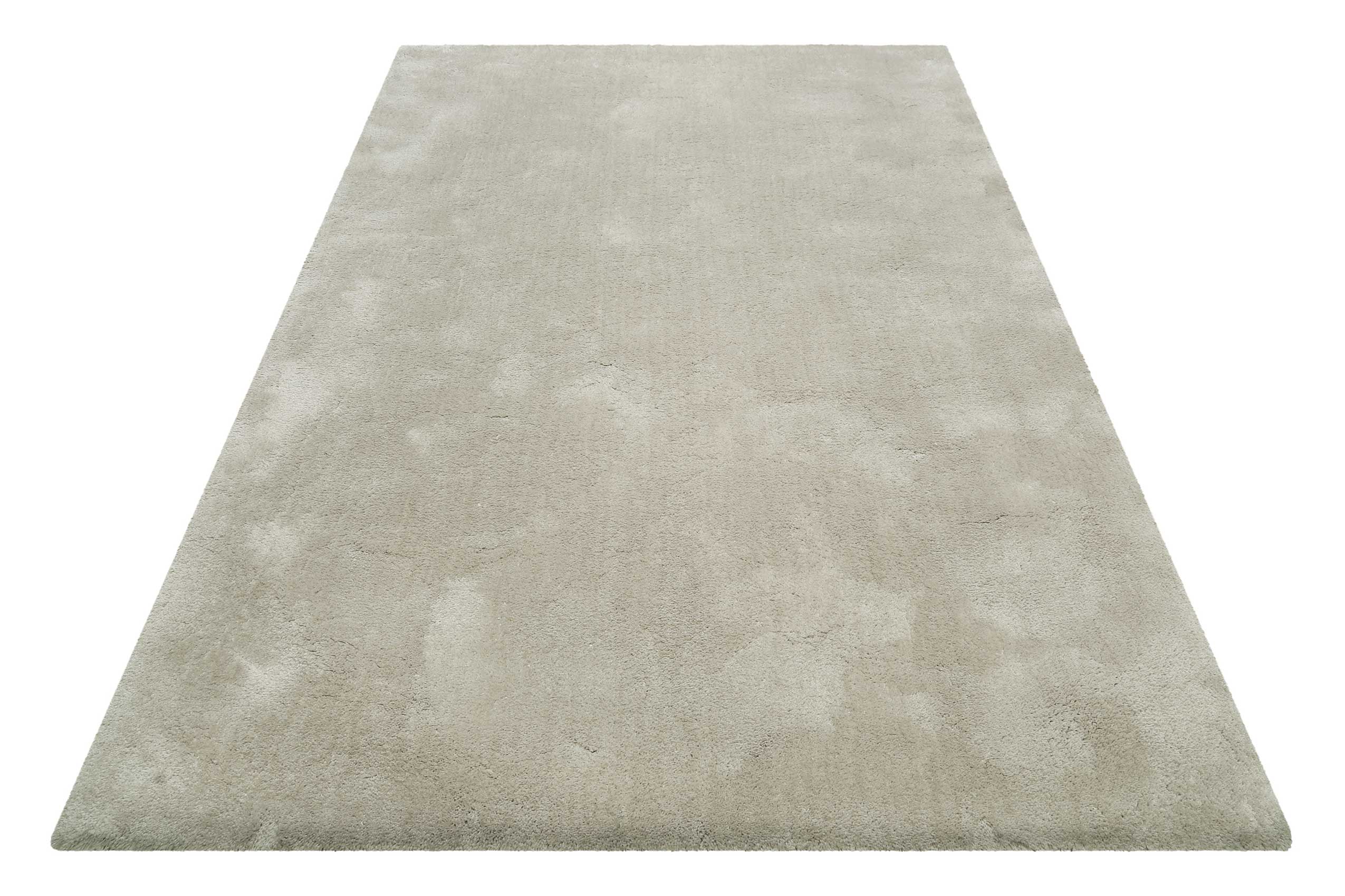 Teppich Beige Grau Hochflor 