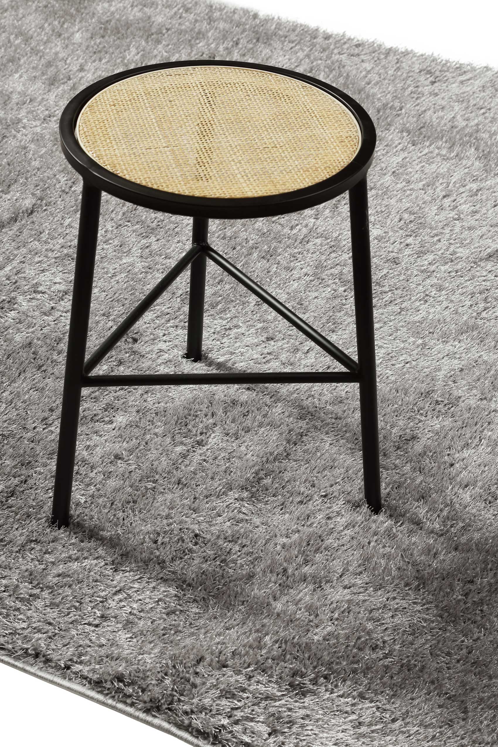 Teppich Grau Hochflor