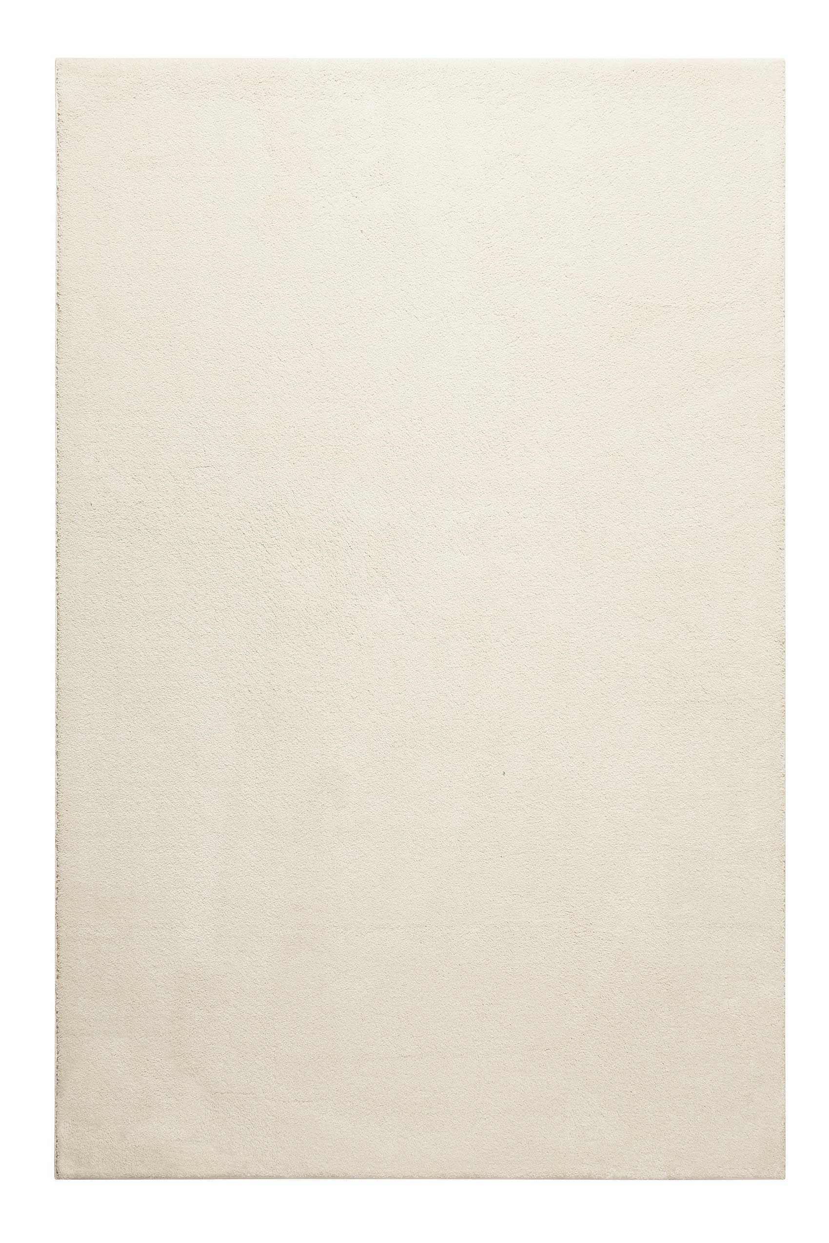 Teppich Weiß Creme Kurzflor 