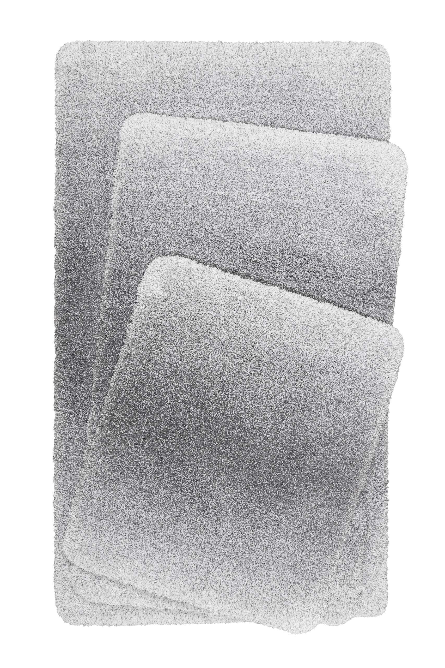 Badteppich Grau meliert » Luuk « WECONhome Basics - Ansicht 1