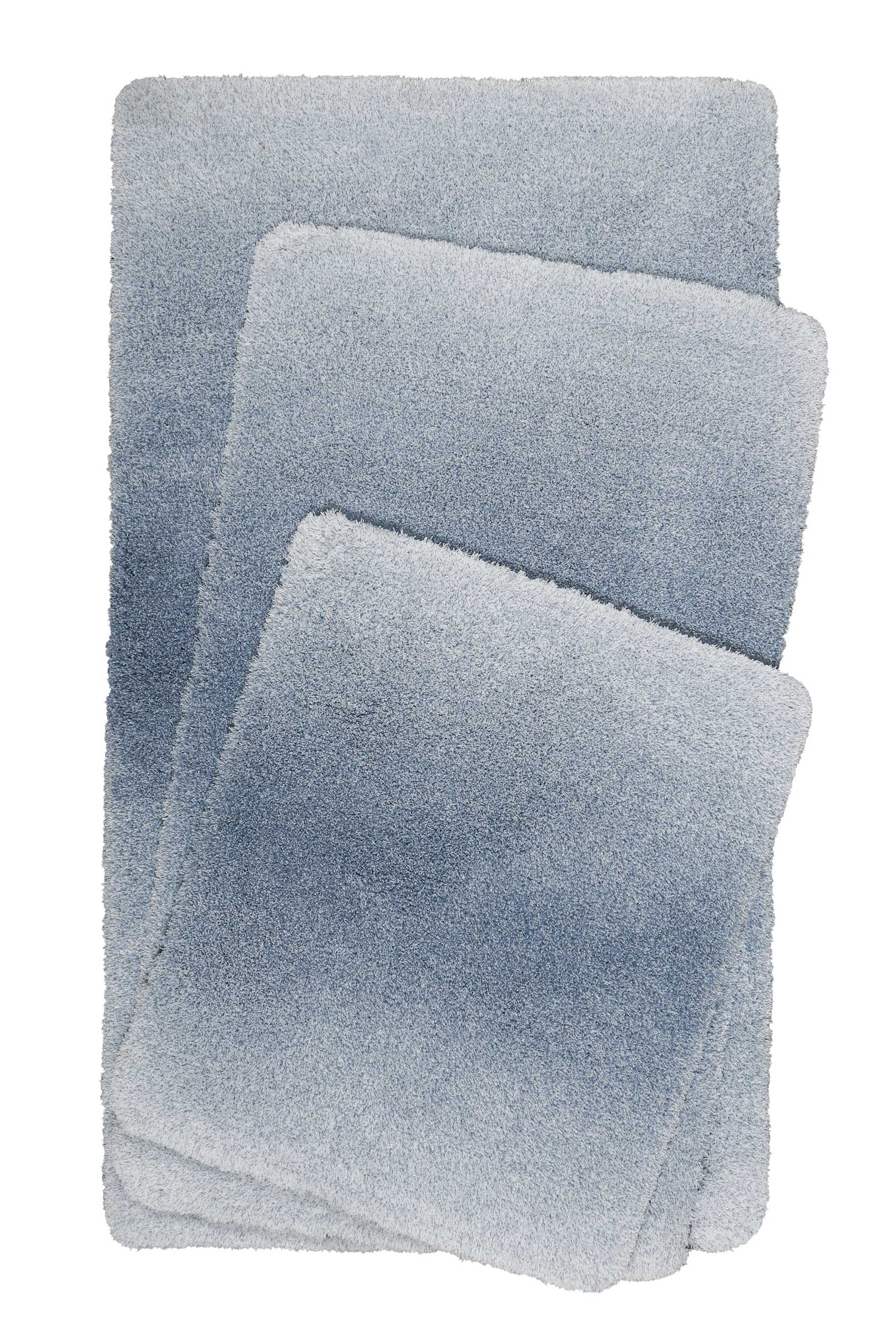 Badteppich Blau meliert