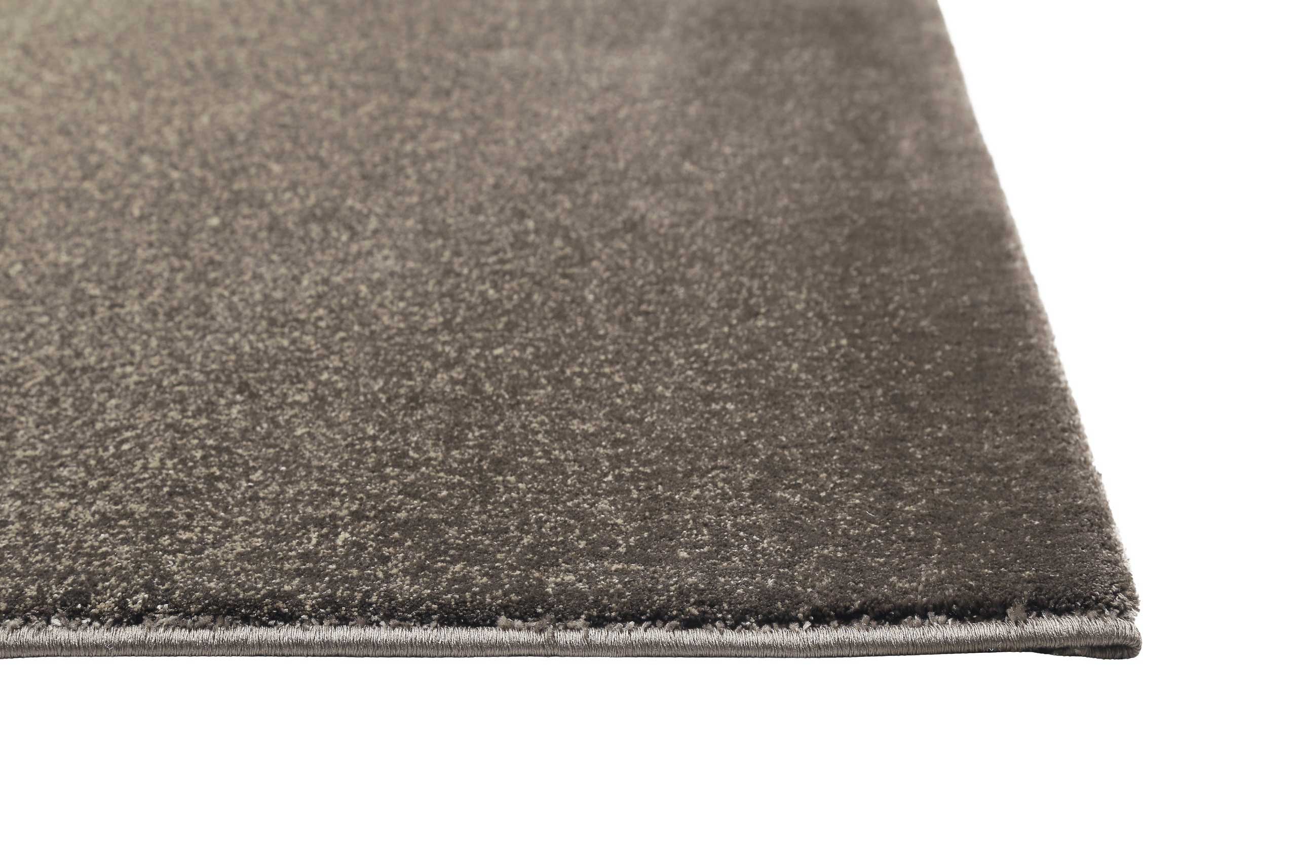Teppich Beige Braun meliert Kurzflor 