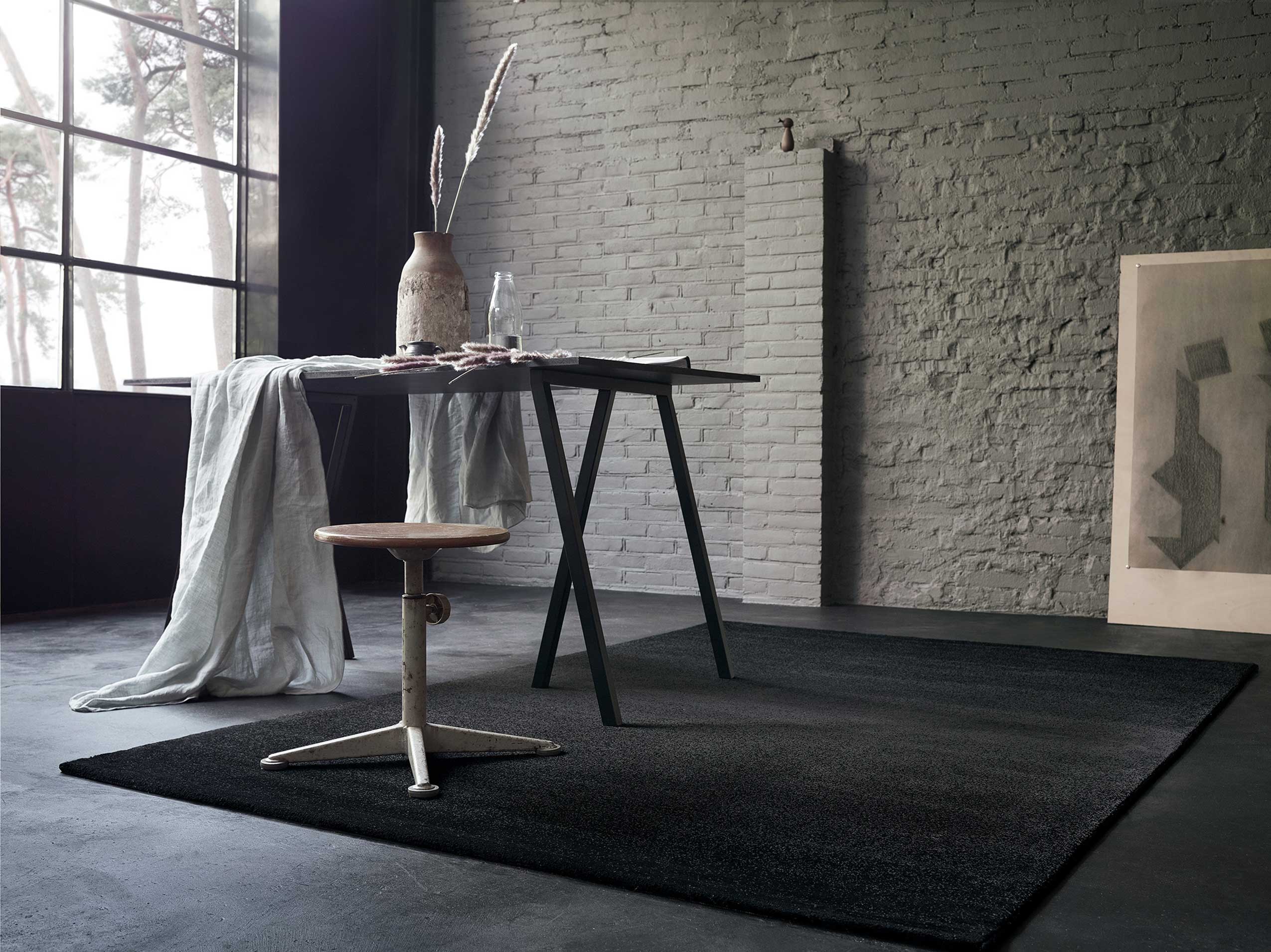 Teppich Grau Anthrazit meliert Kurzflor » Raffael « WECONhome Basics - Ansicht 6