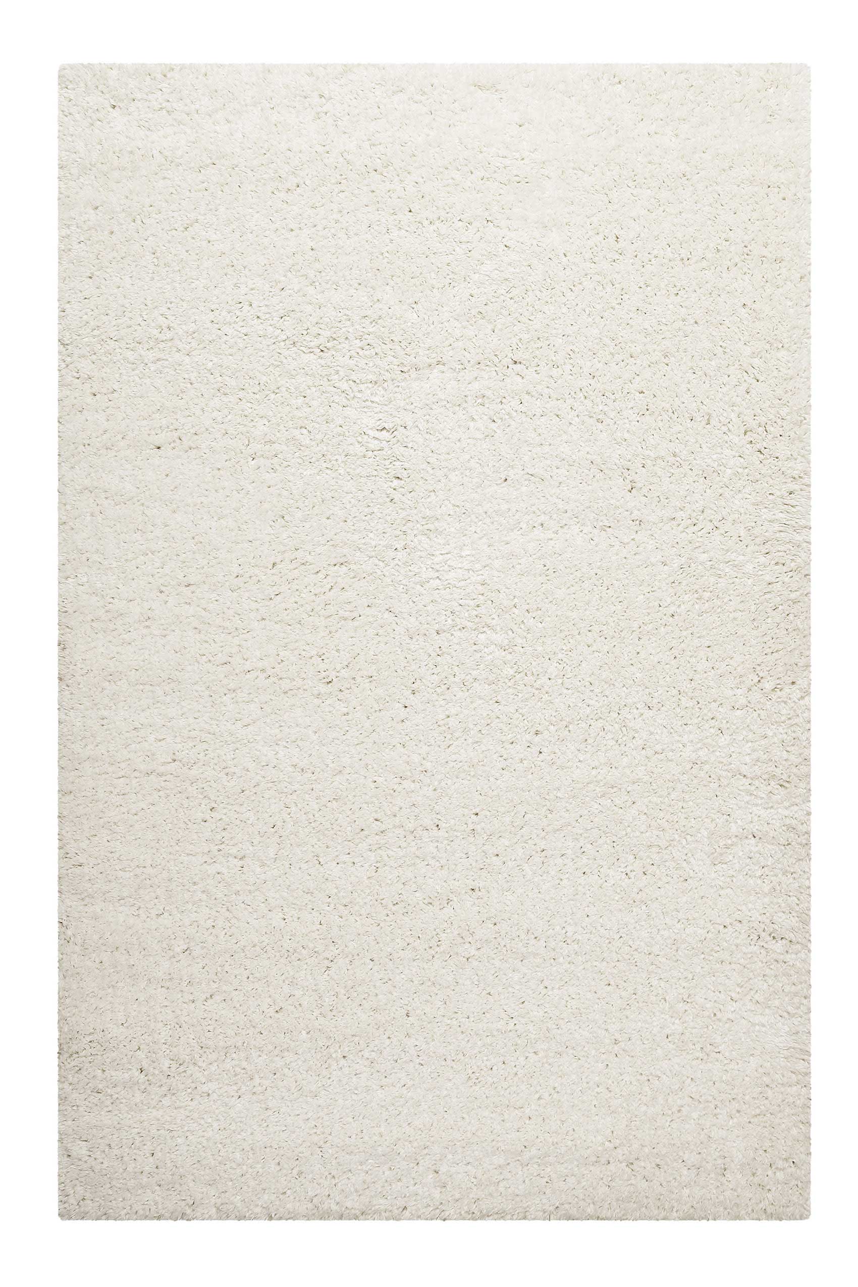 Teppich Creme Weiß Hochflor 