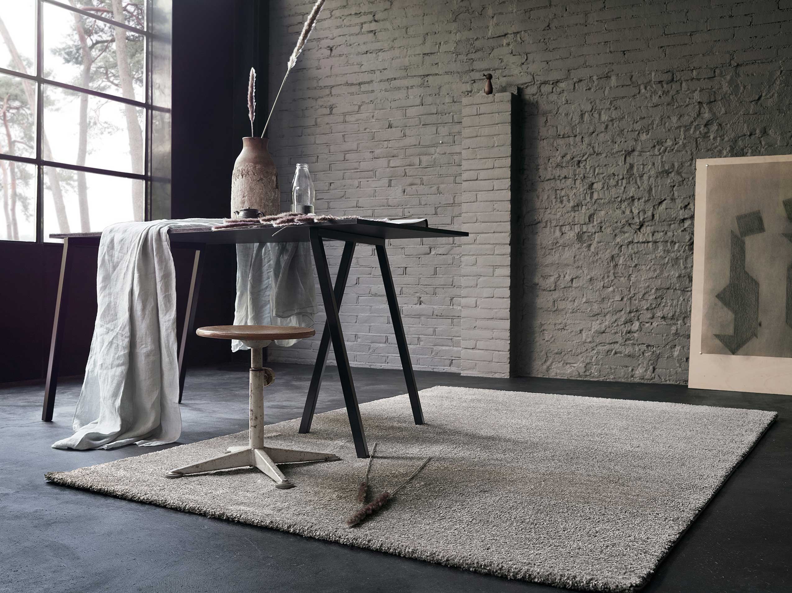 Teppich Hellgrau Kurzflor » Tilda « WECONhome Basics - Ansicht 5