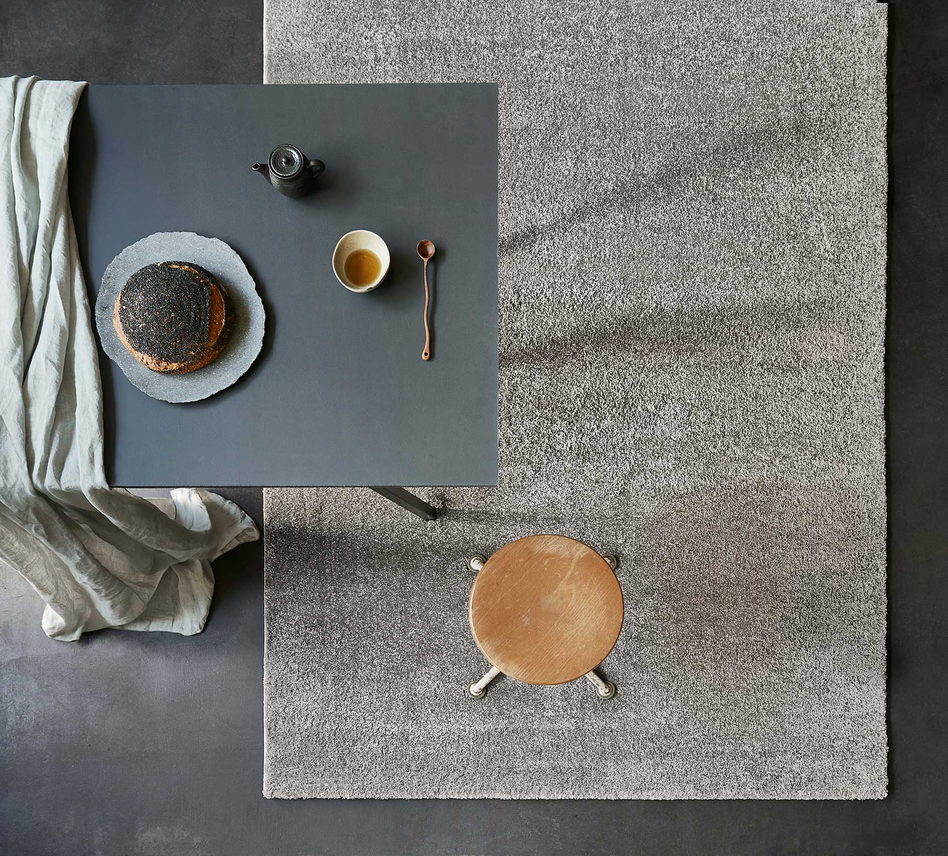 Teppich Hellgrau Kurzflor » Tilda « WECONhome Basics - Ansicht 6